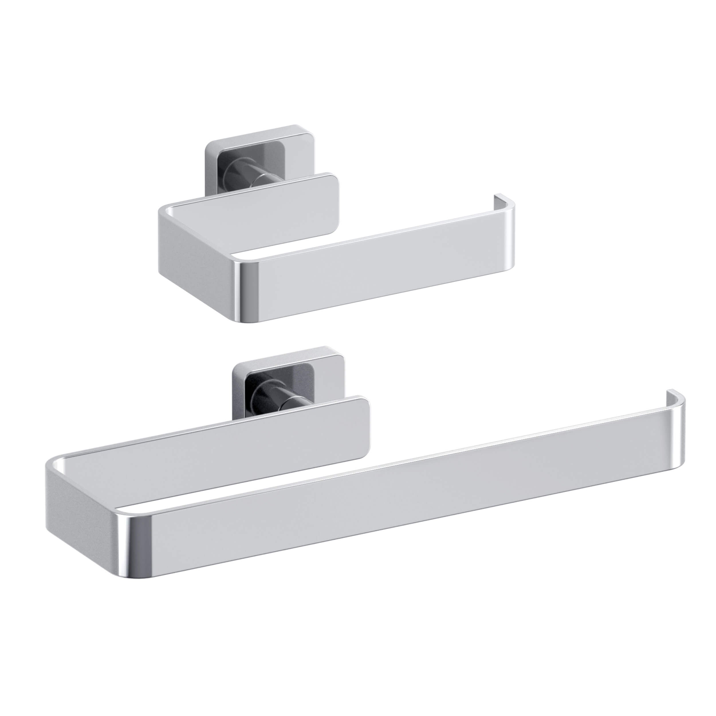 Fusion 2-Piece Bathroom Hardware Set - C-CBA16-2-1