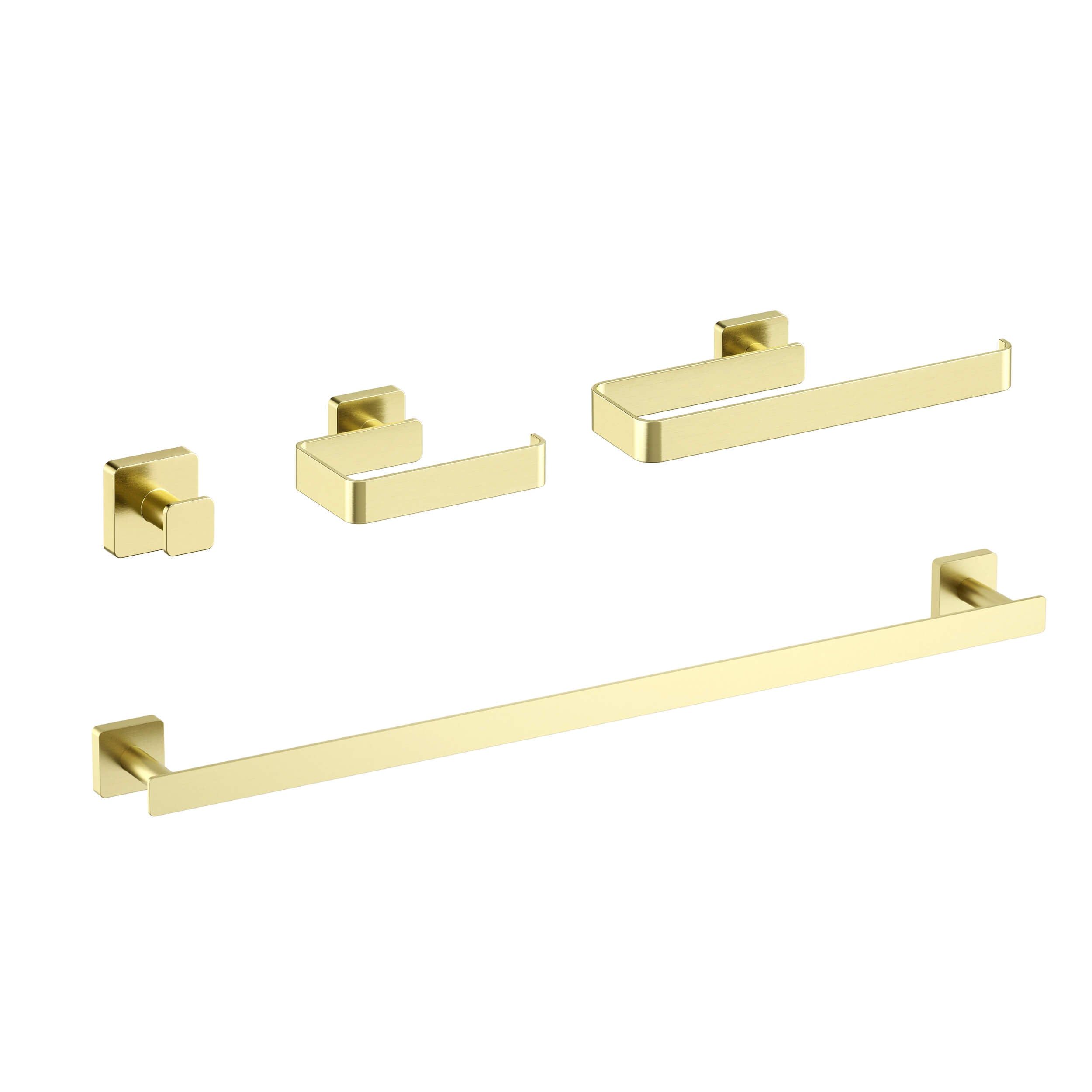 Fusion 4-Piece Bathroom Hardware Set - C-CBA16-4