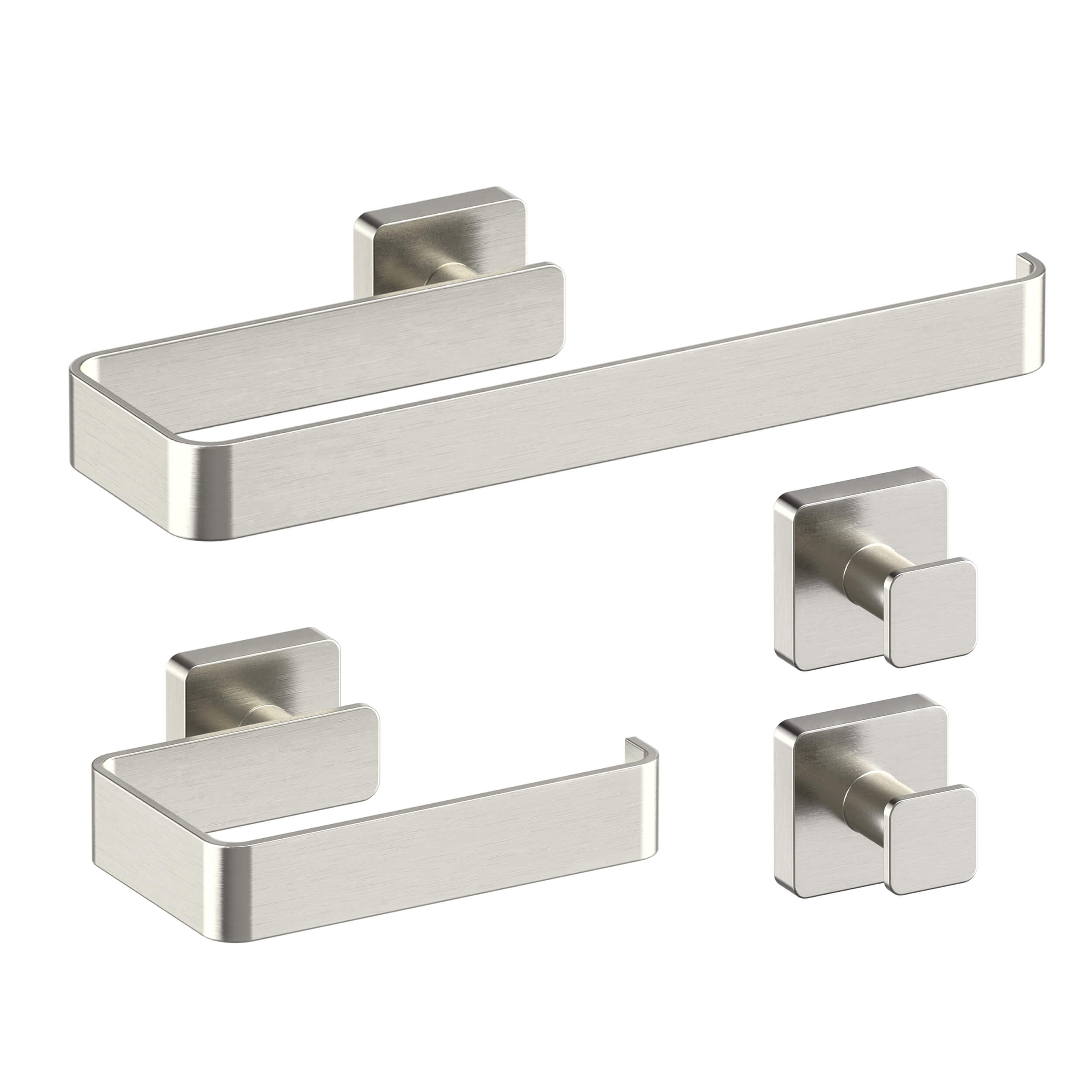 Fusion 4-Piece Bathroom Hardware Set - C-CBA16-4-1