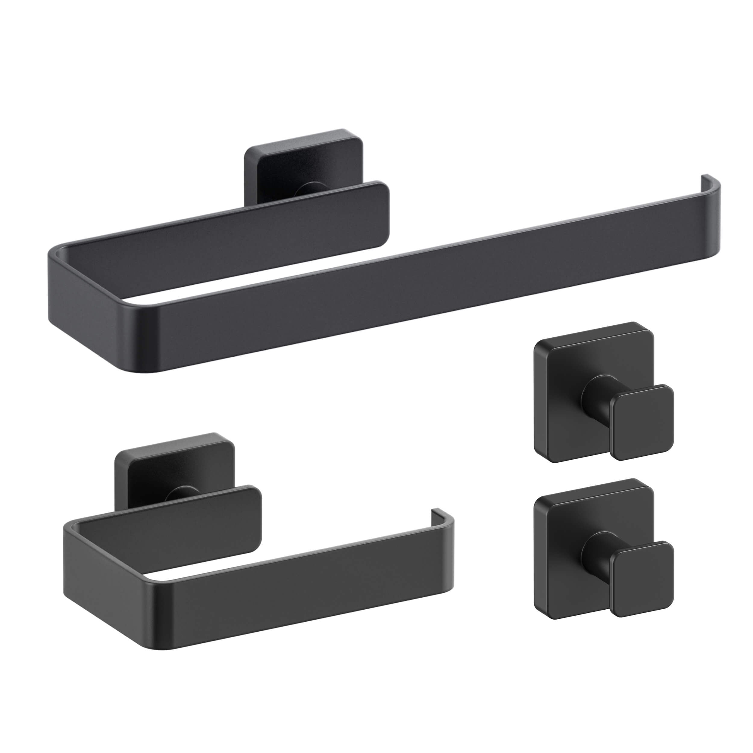 Fusion 4-Piece Bathroom Hardware Set - C-CBA16-4-1