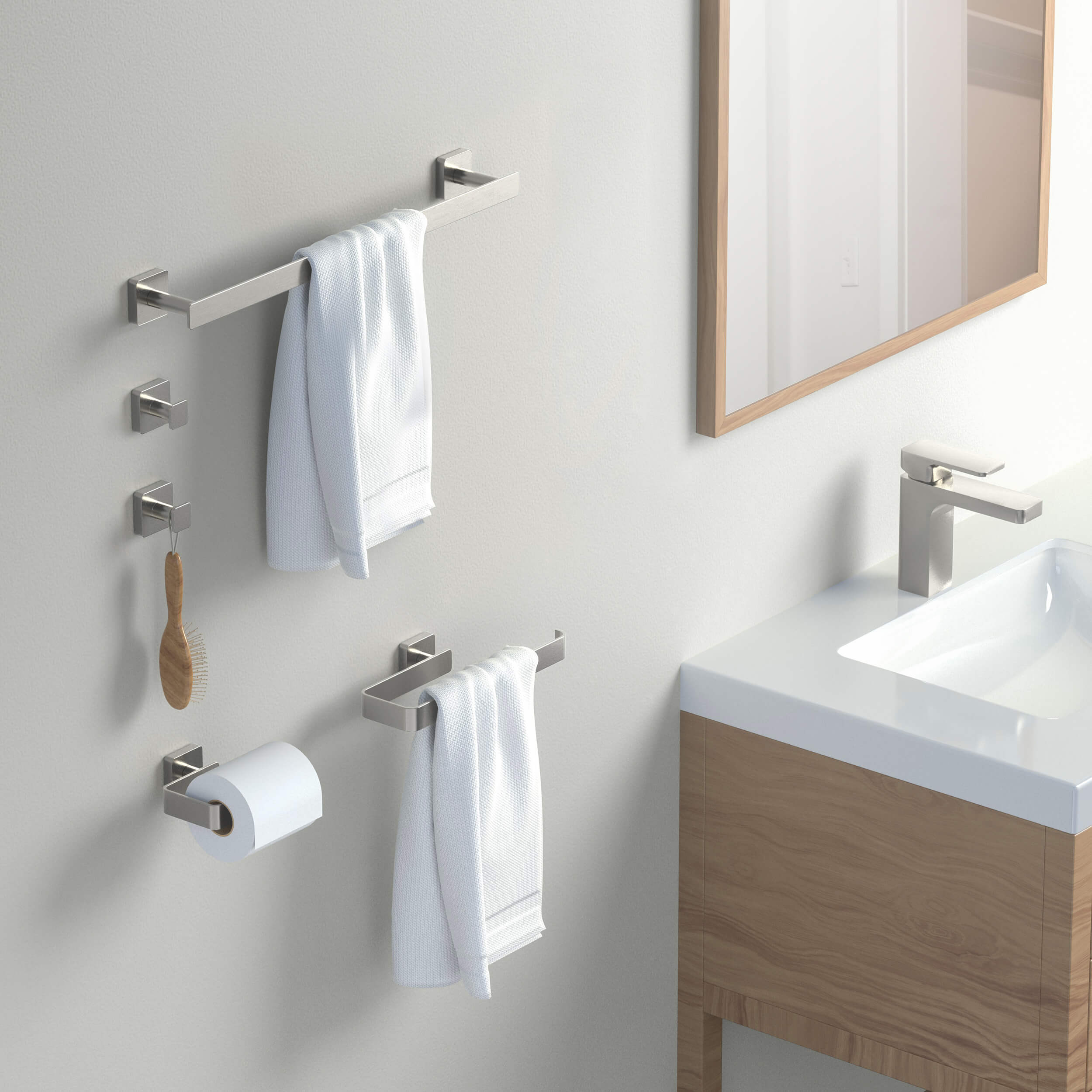 Fusion 5-Piece Bathroom Hardware Set - C-CBA16-5-1