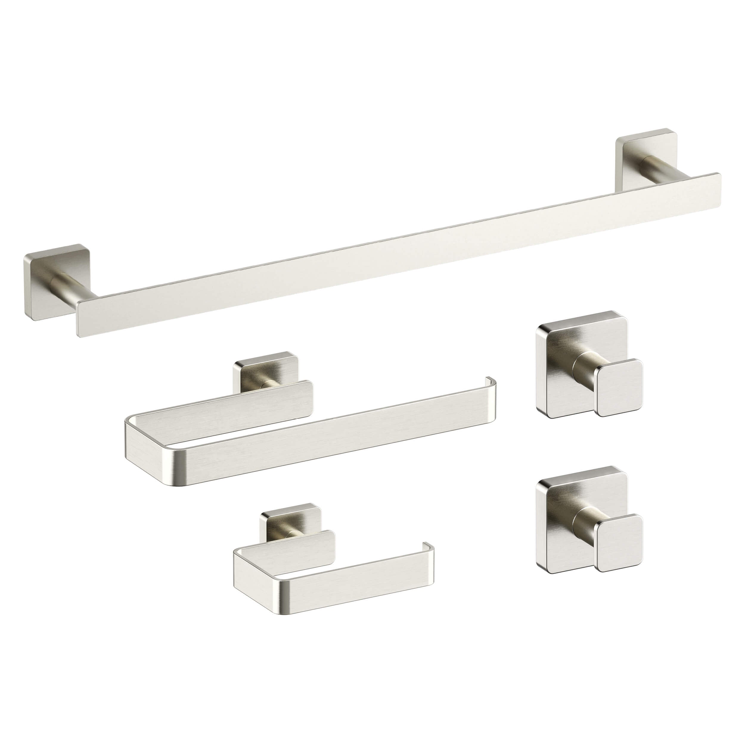 Fusion 5-Piece Bathroom Hardware Set - C-CBA16-5-1