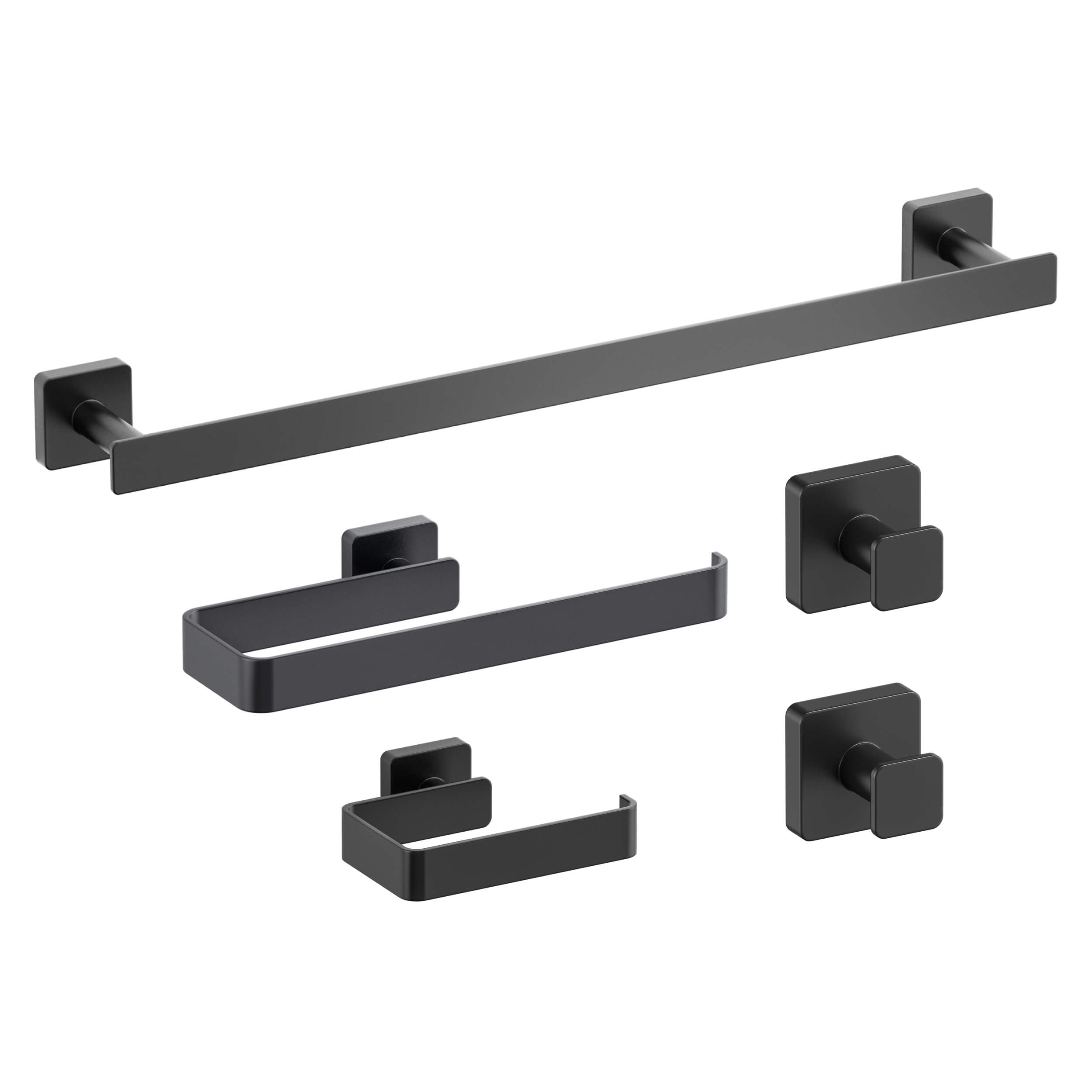 Fusion 5-Piece Bathroom Hardware Set - C-CBA16-5-1