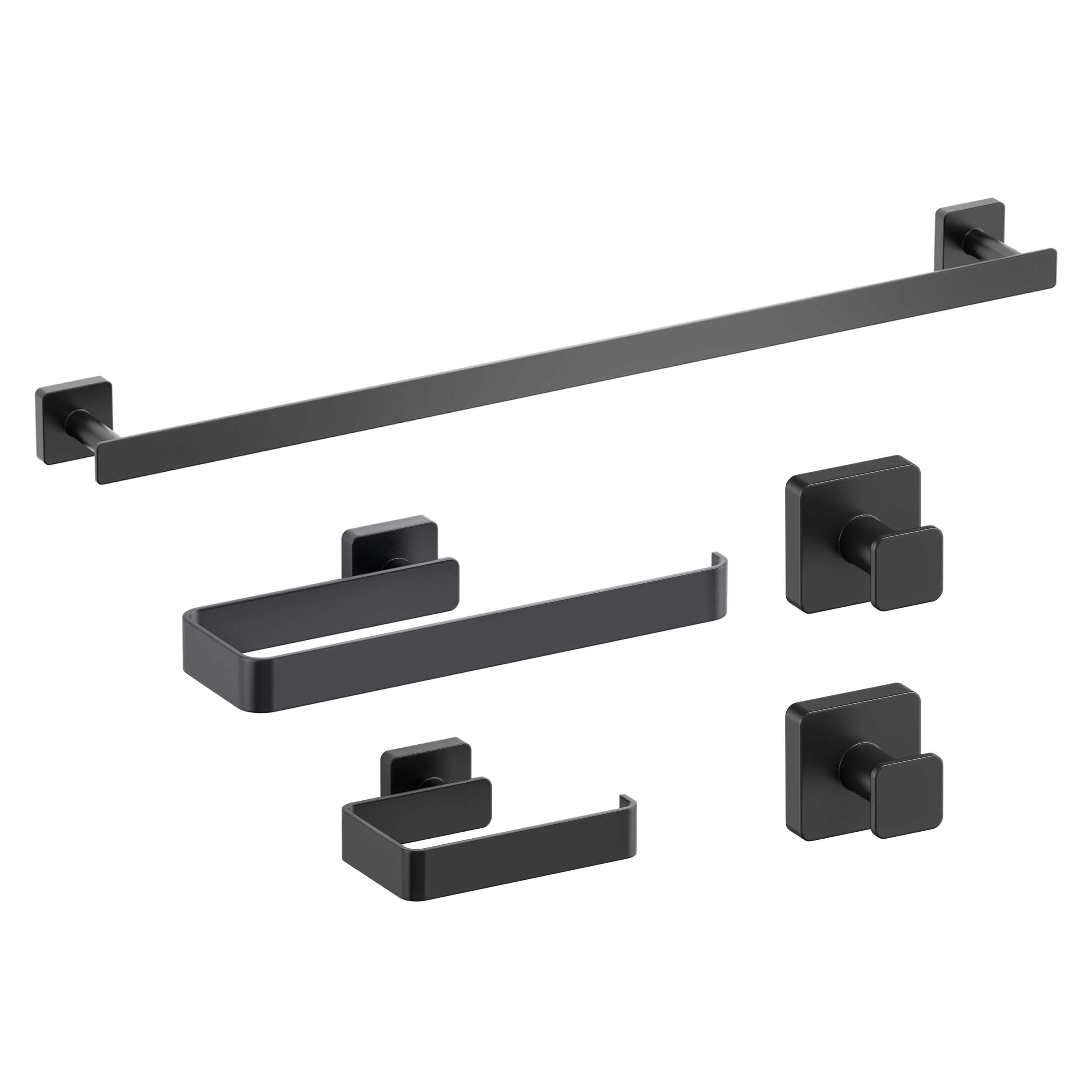 Fusion 5-Piece Bathroom Hardware Set - C-CBA16-5