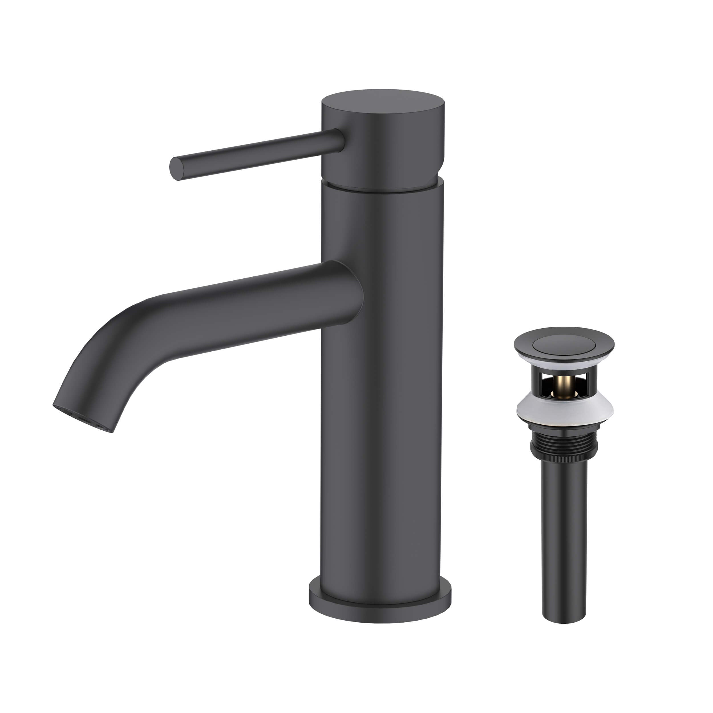 Value Collection - Single Handle Bathroom Vanity Sink Faucet with Pop Up Drain - F201