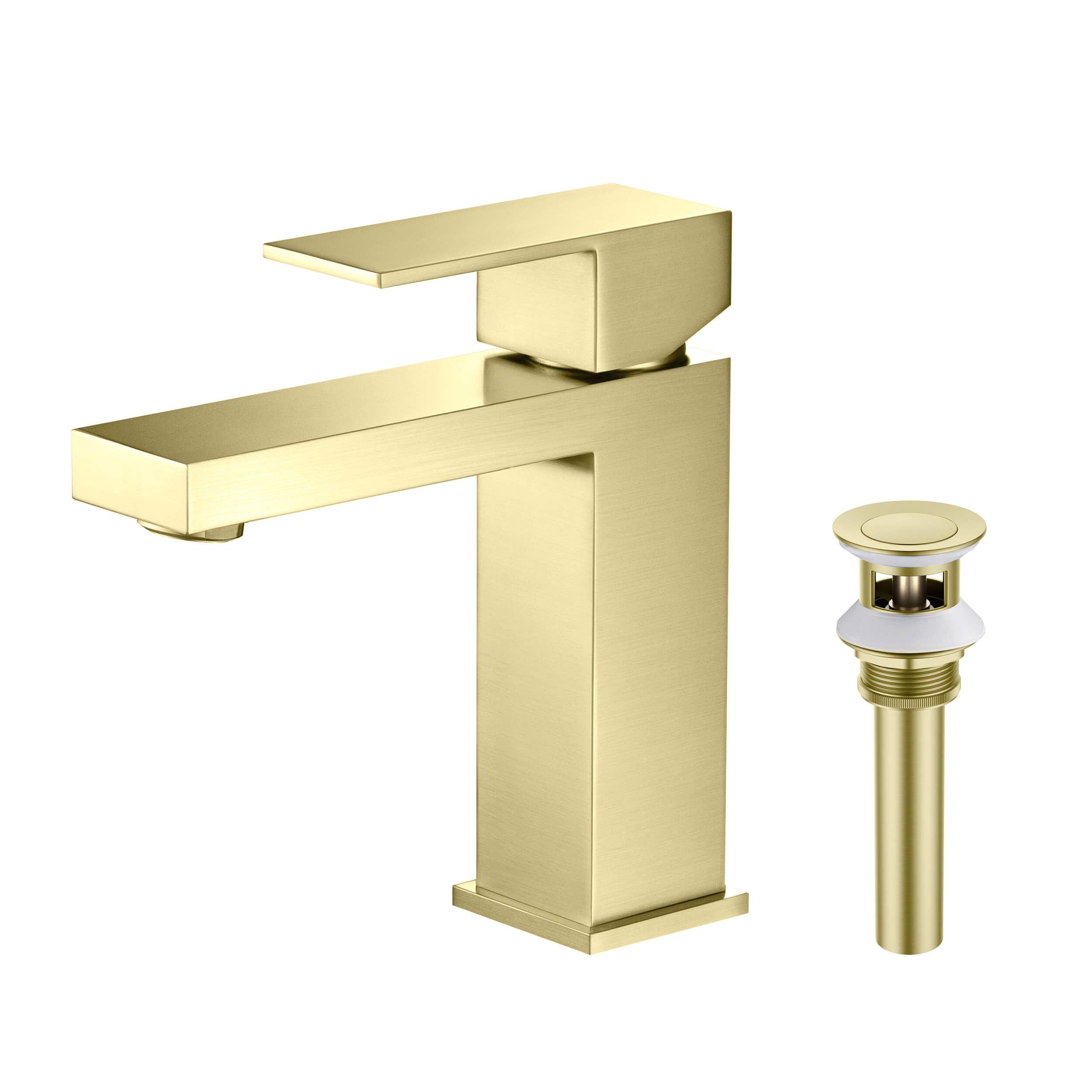 Value Collection - Single Handle Bathroom Vanity Sink Faucet with Pop Up Drain - F202