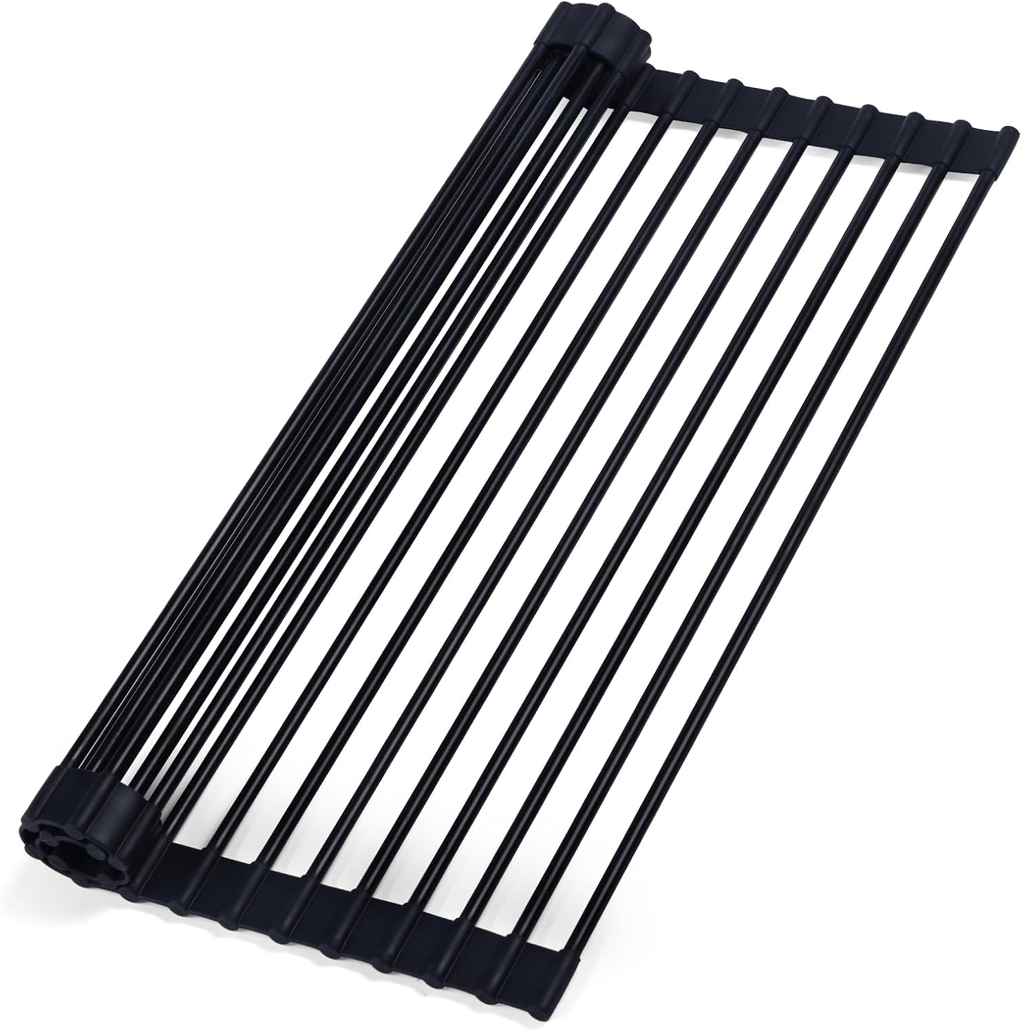 18-3/4″ Multipurpose Silicone Roll Up Tray Drying Rack - C2-19RT