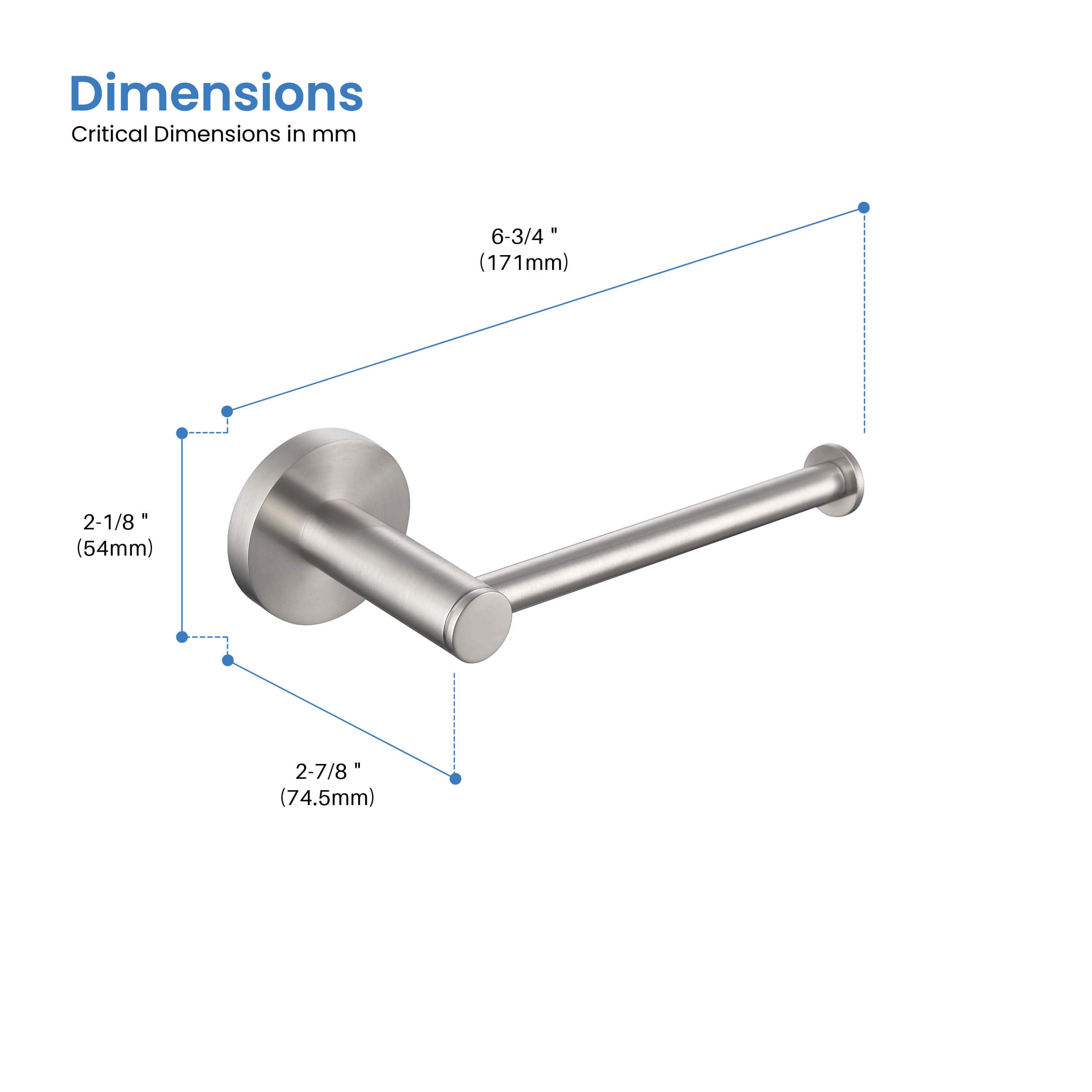 Halo Bathroom Toilet Paper Holder - CBA-1402