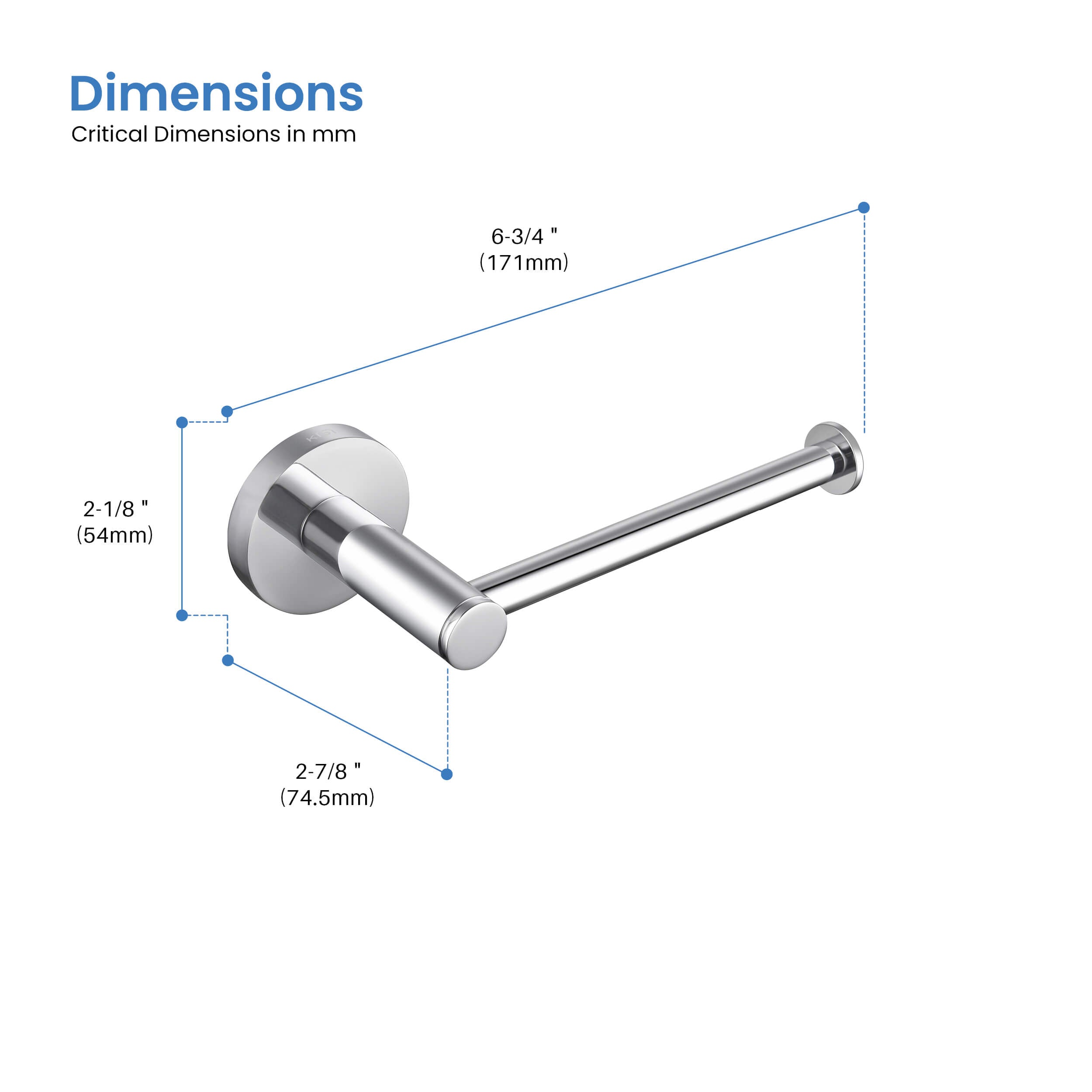 Halo Bathroom Toilet Paper Holder - CBA-1402