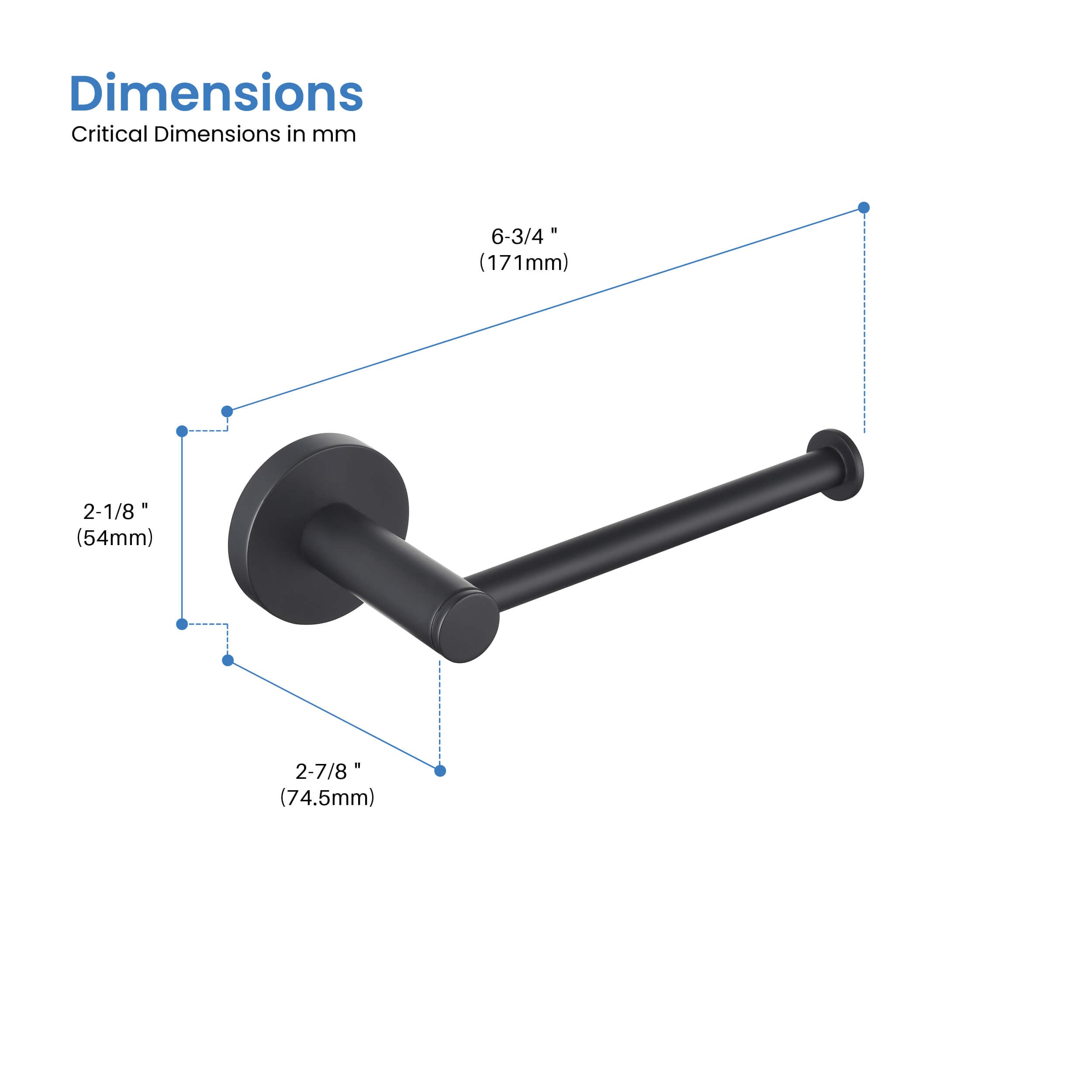 Halo Bathroom Toilet Paper Holder - CBA-1402