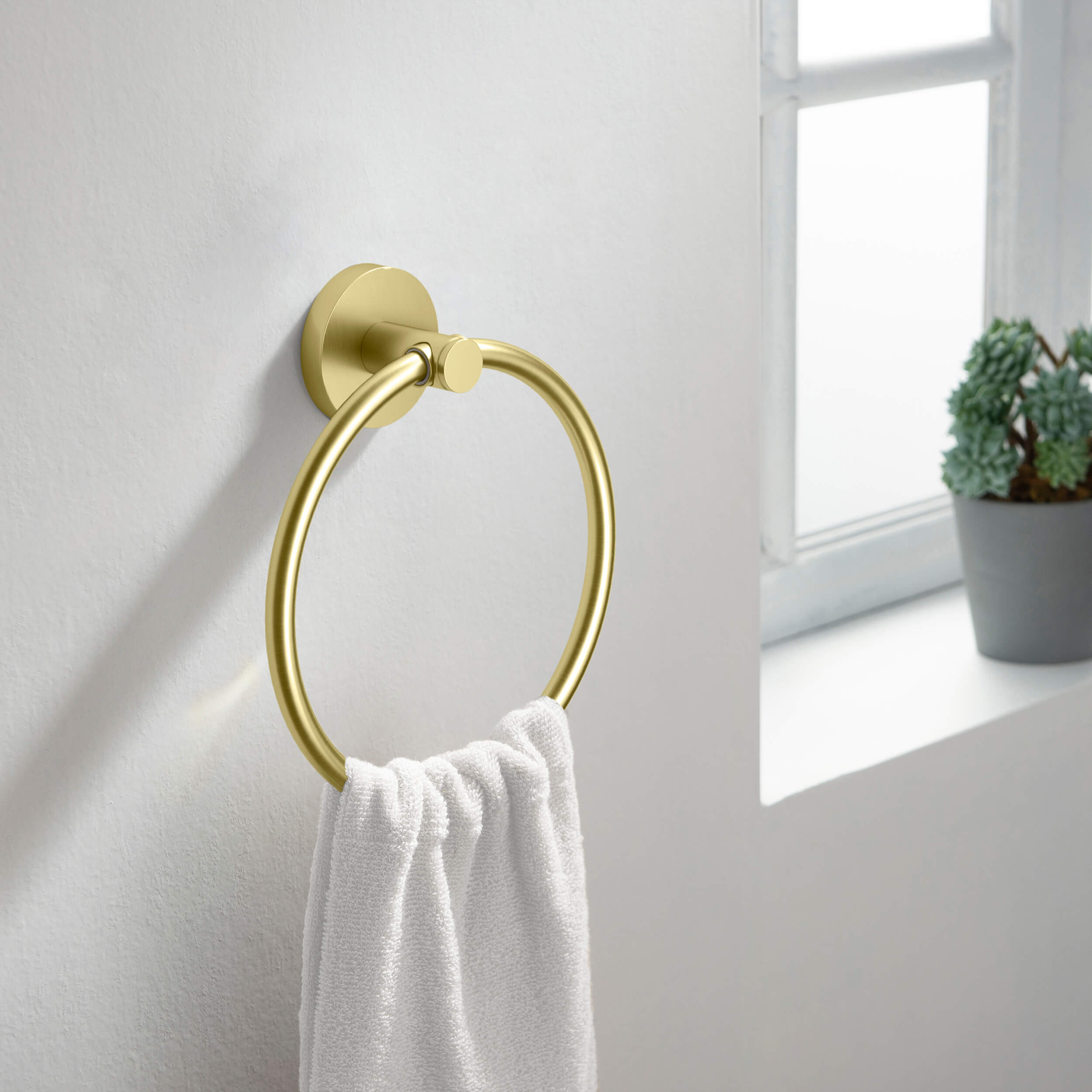 Halo Bathroom Towel Ring - CBA-1406