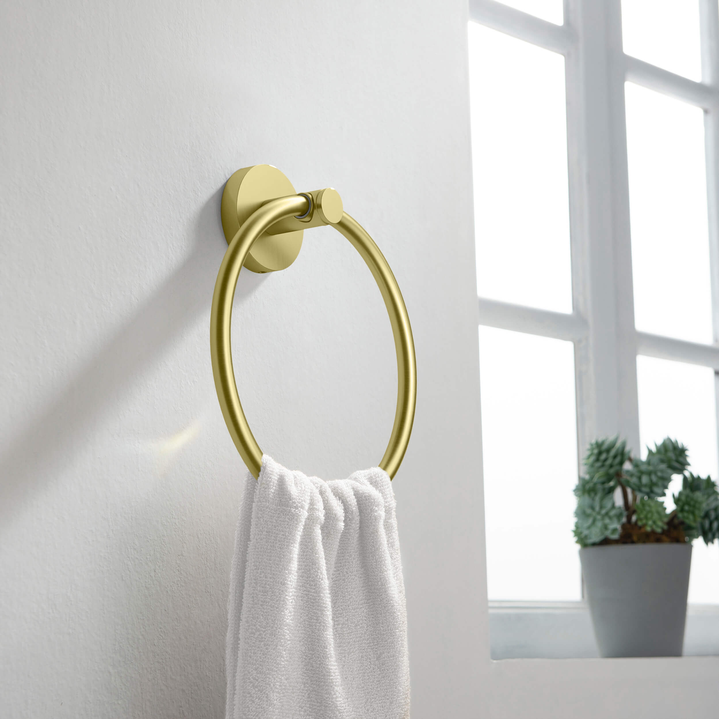 Halo Bathroom Towel Ring - CBA-1406