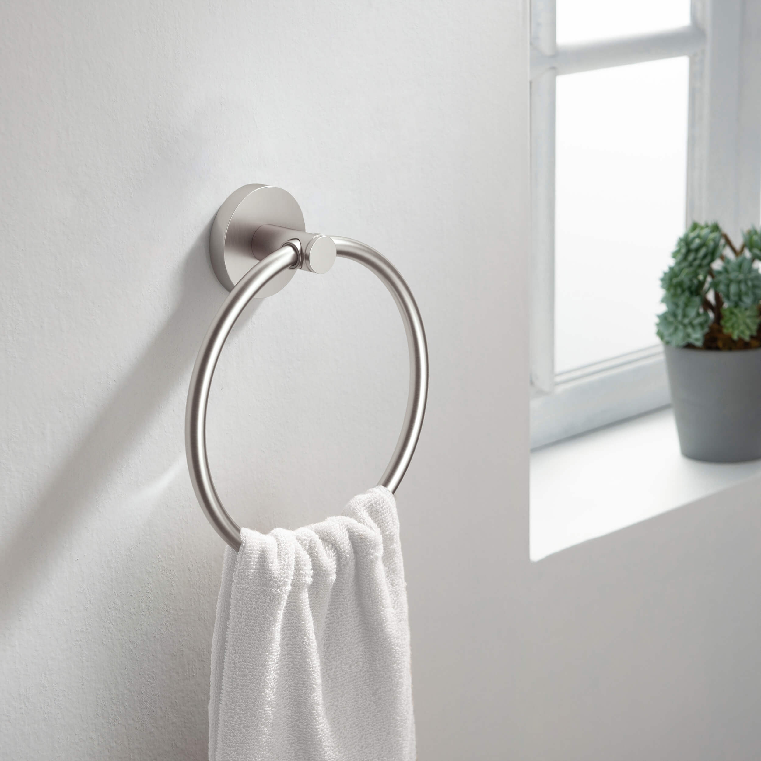 Halo Bathroom Towel Ring - CBA-1406