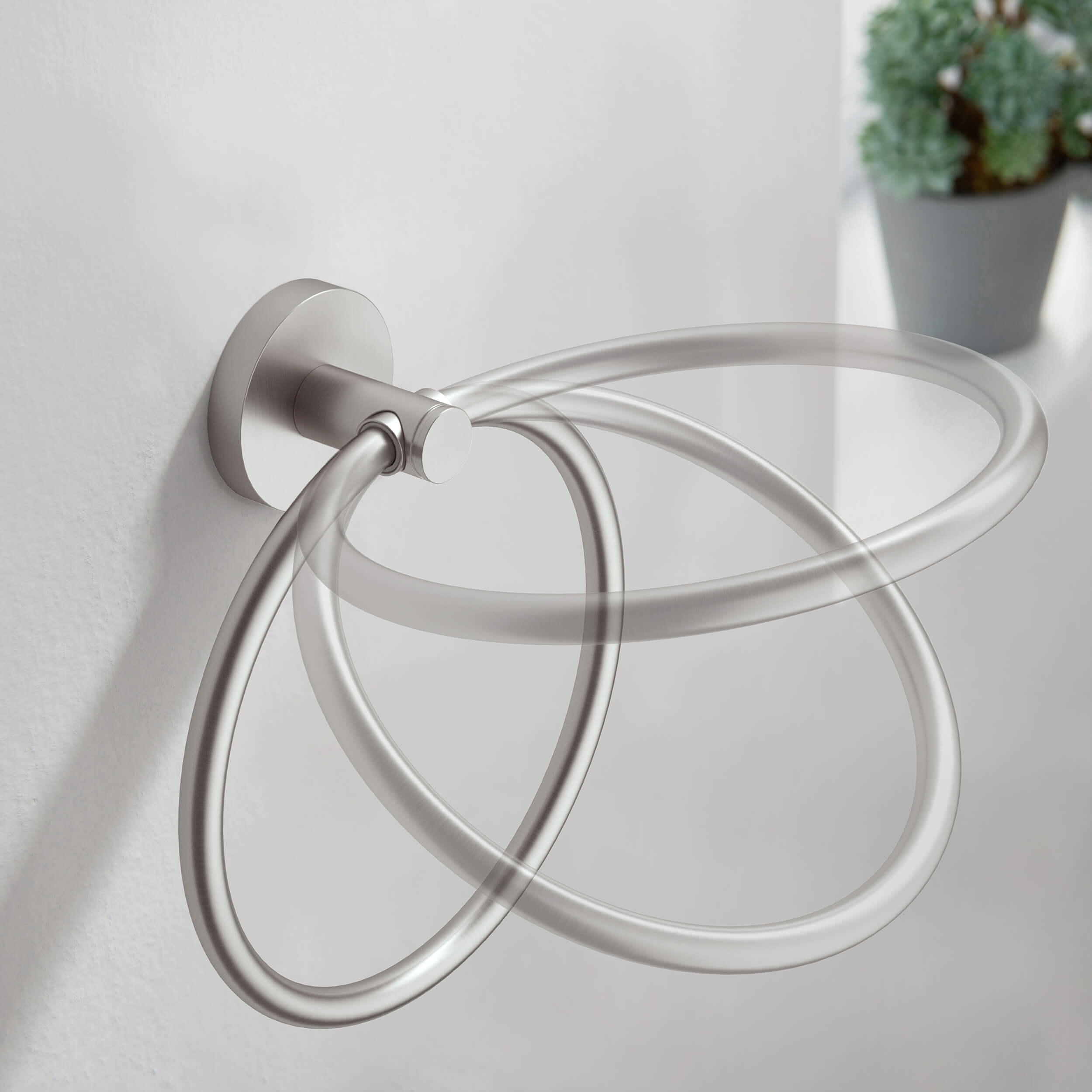 Halo Bathroom Towel Ring - CBA-1406