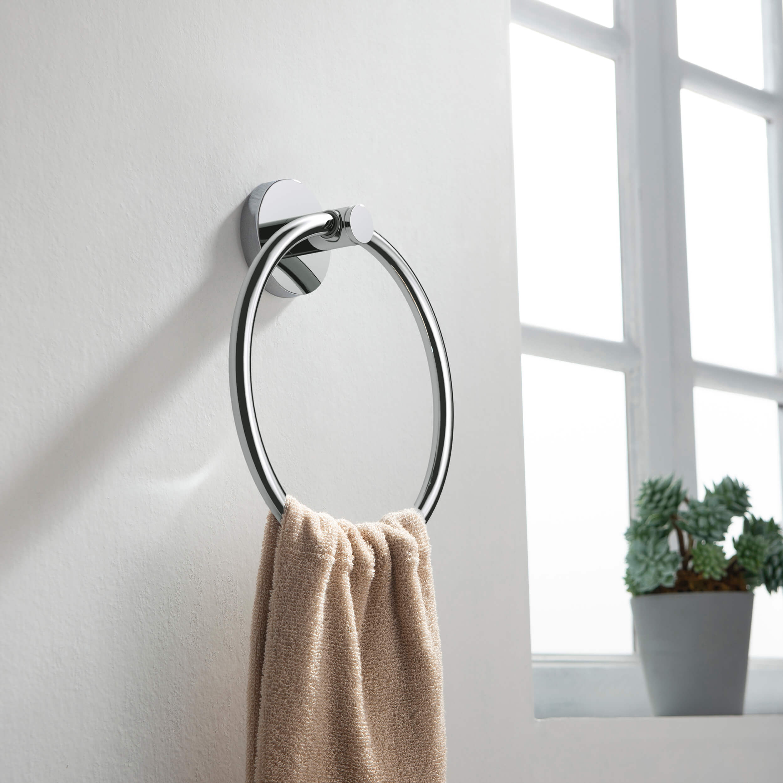 Halo Bathroom Towel Ring - CBA-1406