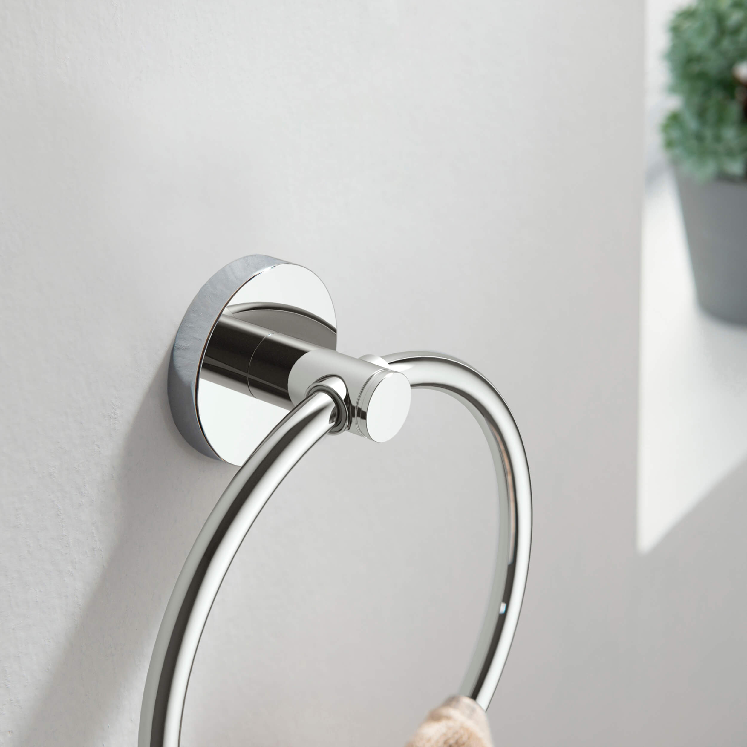 Halo Bathroom Towel Ring - CBA-1406