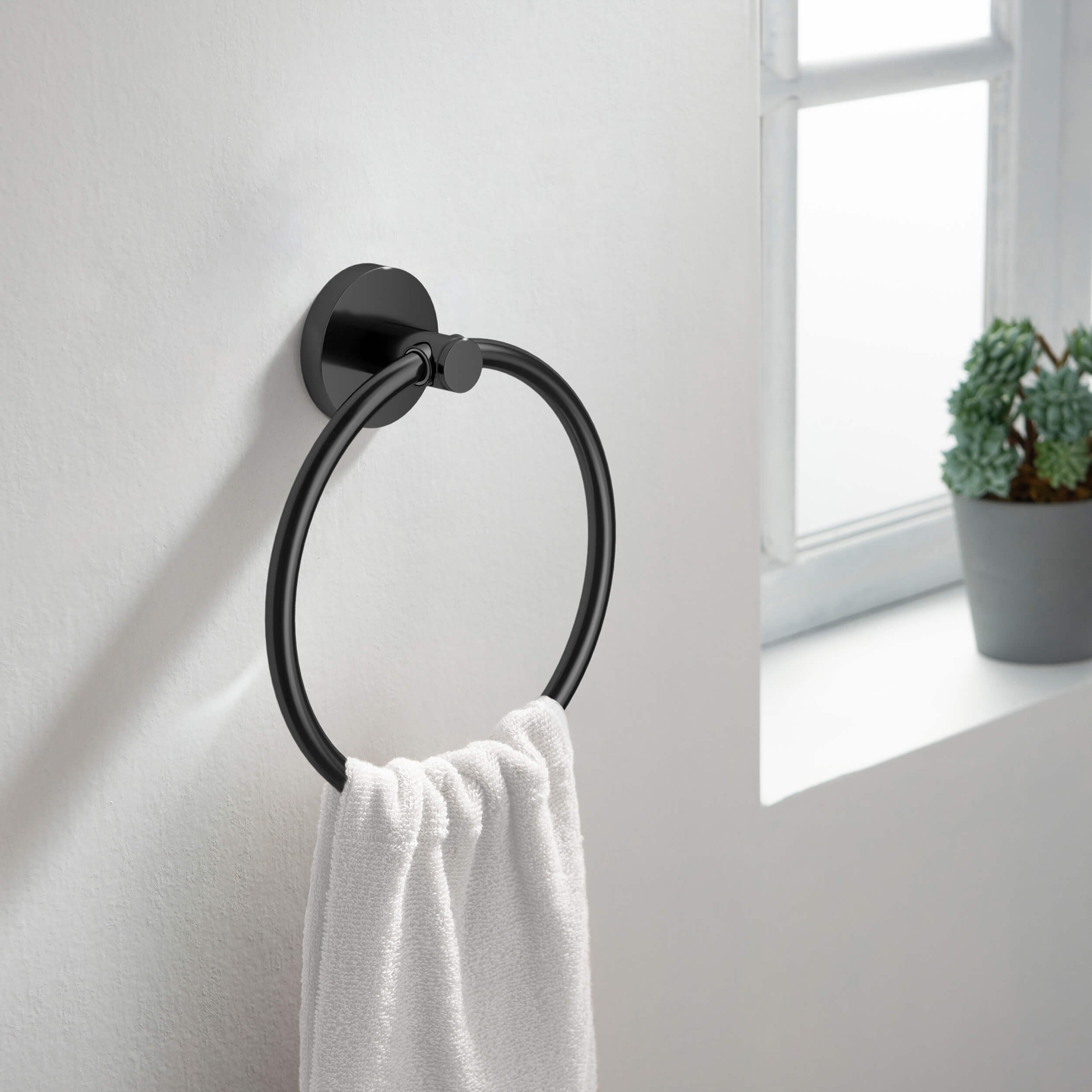 Halo Bathroom Towel Ring - CBA-1406