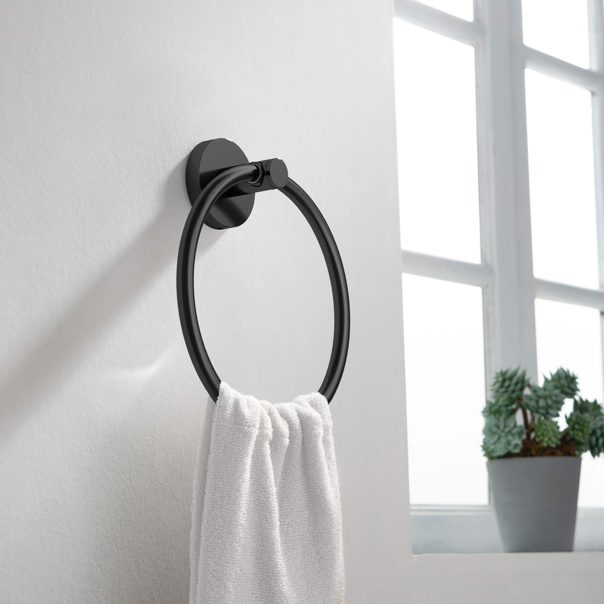 Halo Bathroom Towel Ring - CBA-1406