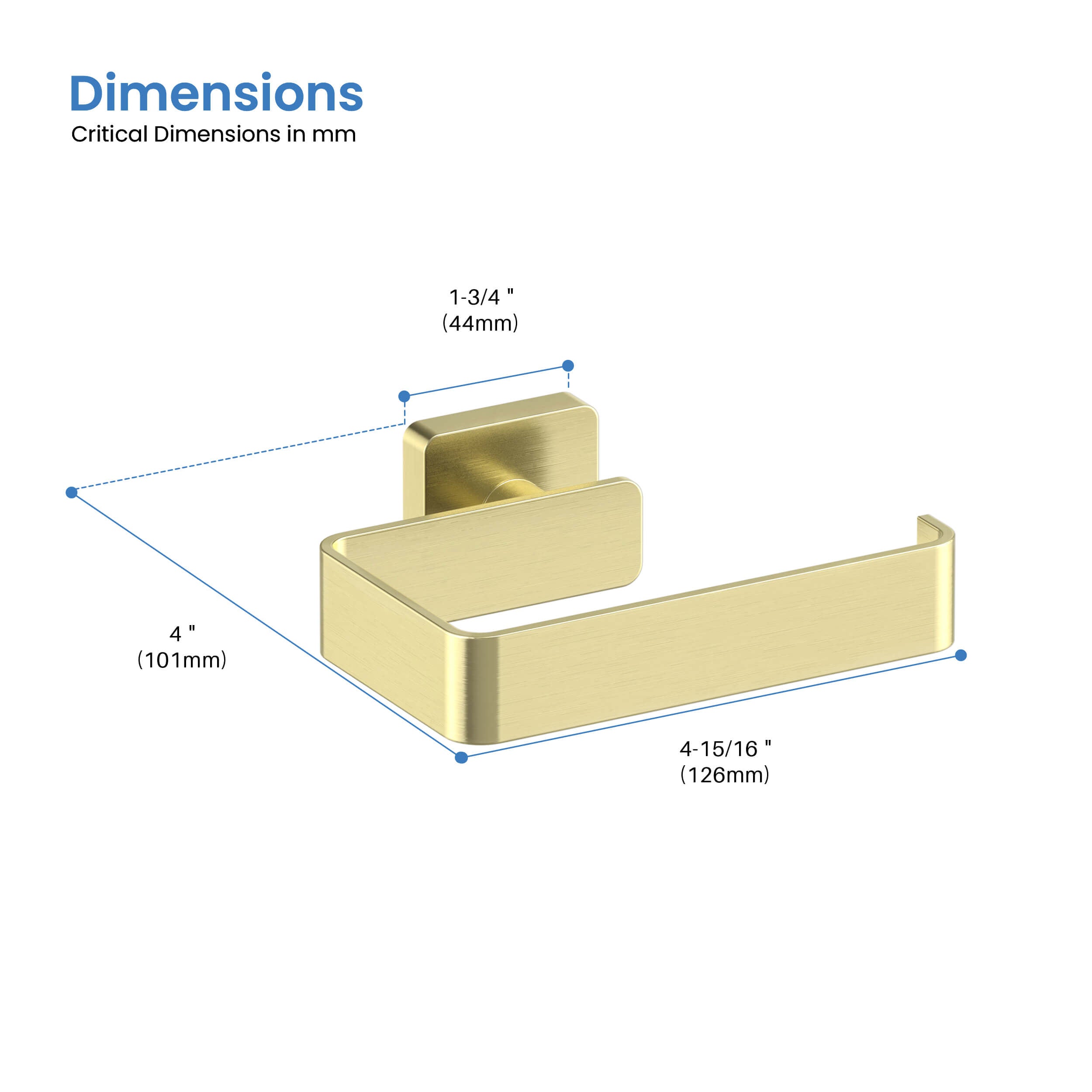 Fusion Bathroom Toilet Paper Holder - CBA-1602