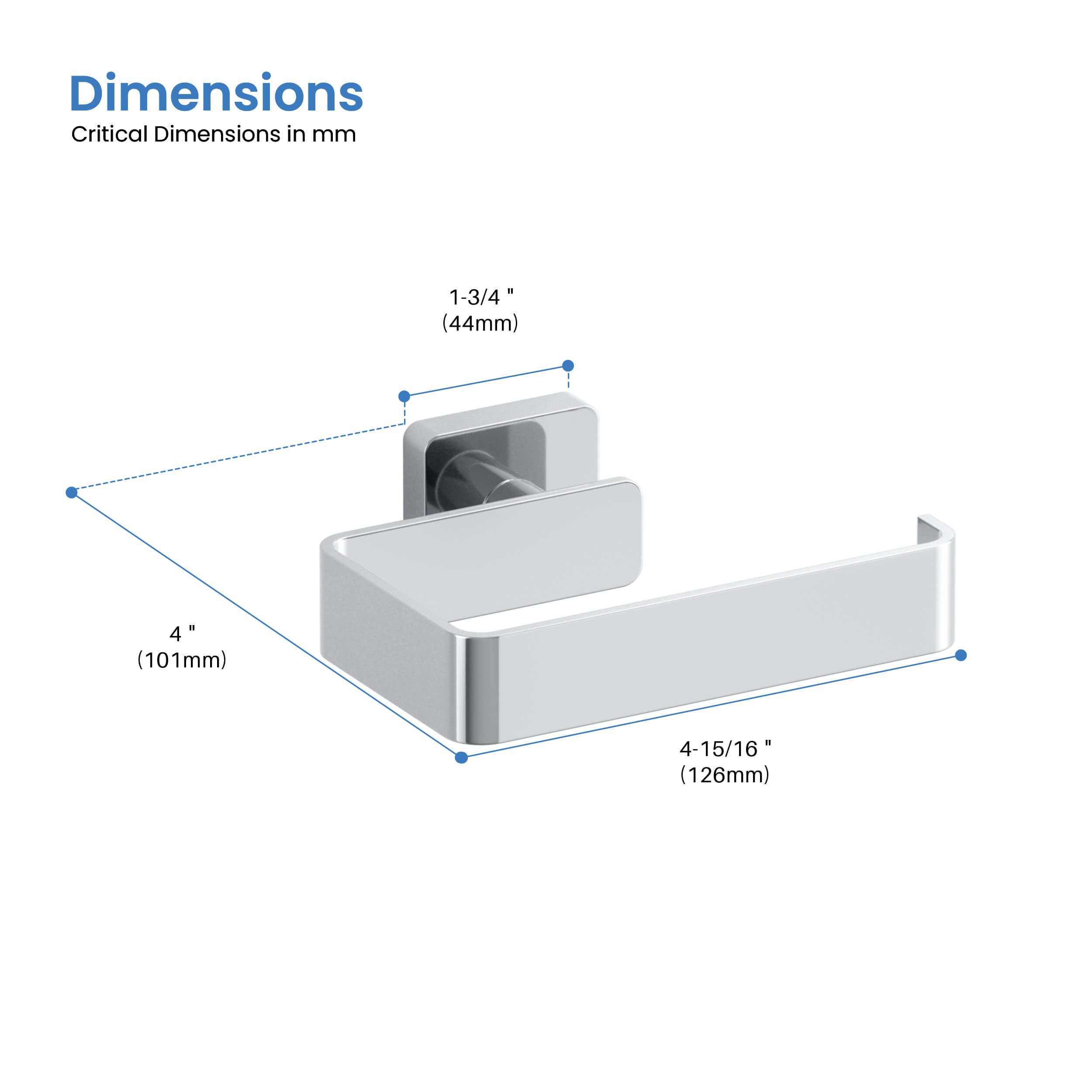 Fusion Bathroom Toilet Paper Holder - CBA-1602