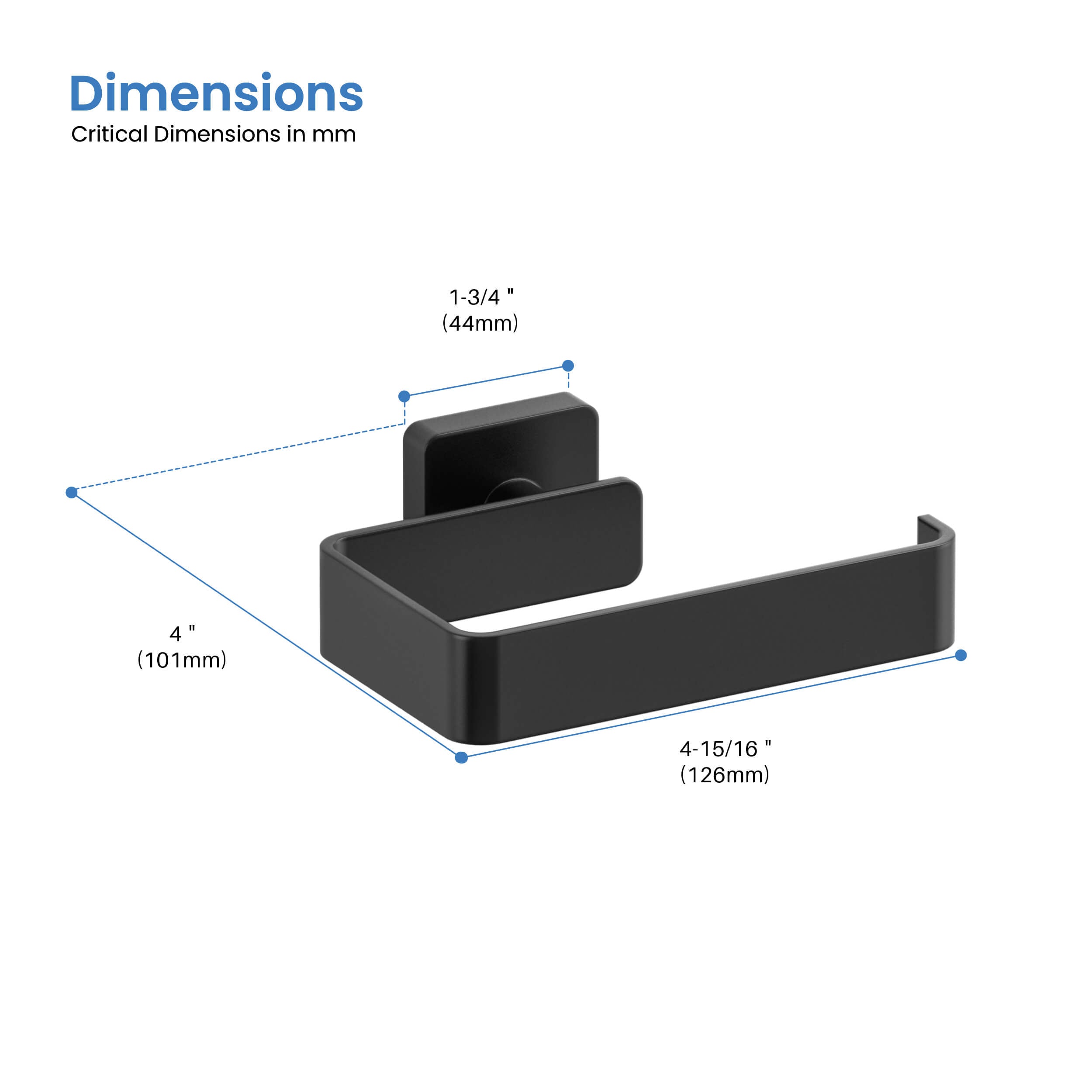 Fusion Bathroom Toilet Paper Holder - CBA-1602