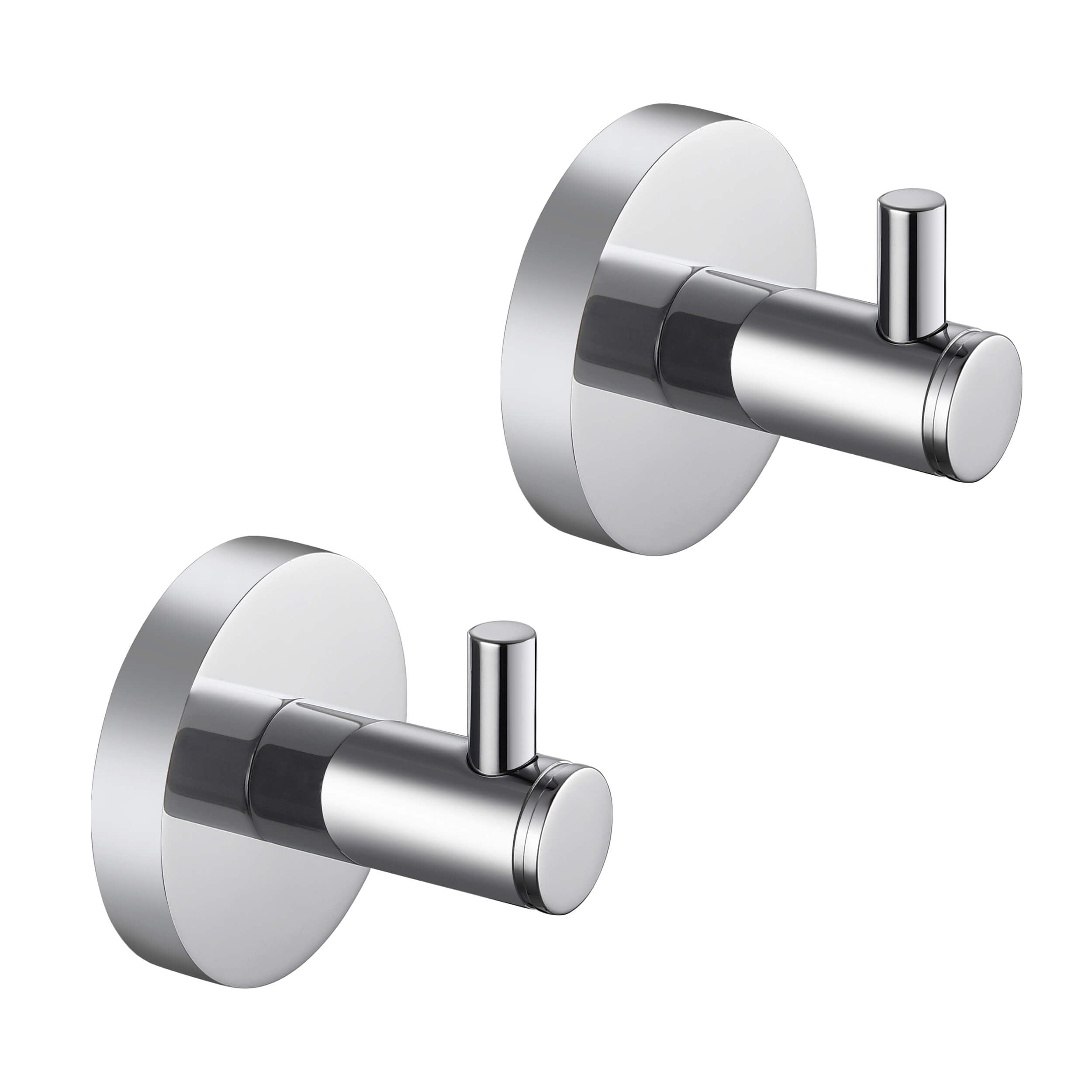 Halo Bathroom Towel & Robe Hook 2 Count - CBA-1401-2PC