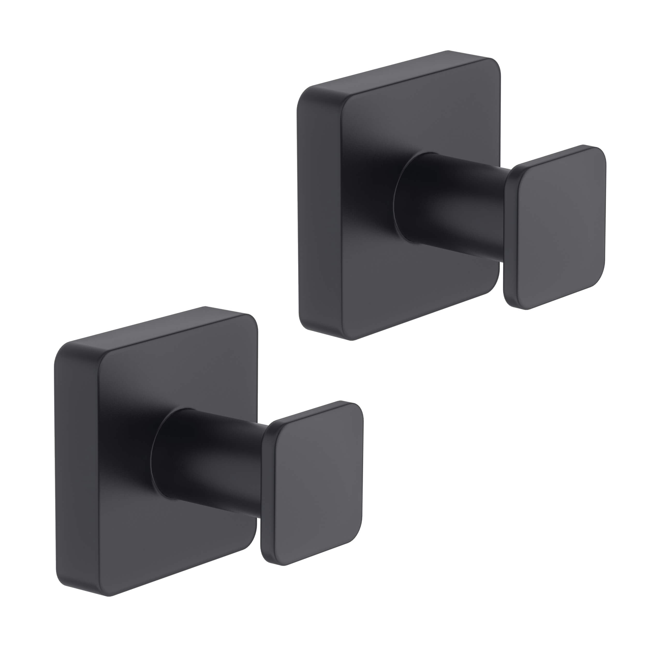 Fusion Bathroom Towel & Robe Hook 2 Count - CBA-1601-2PC