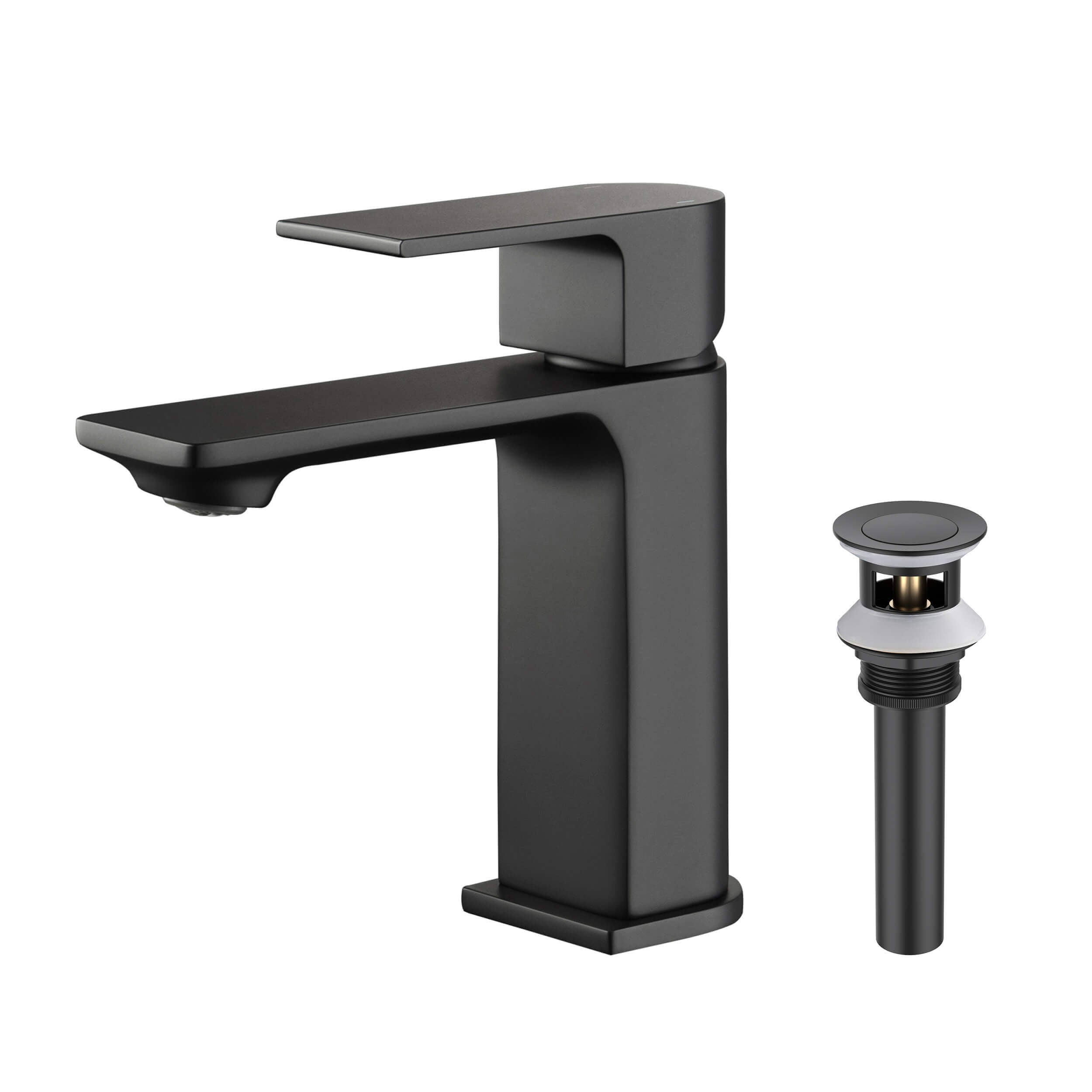 Aurora Single Handle Bathroom Vanity Sink Faucet with Pop Up Drain CBF-1001