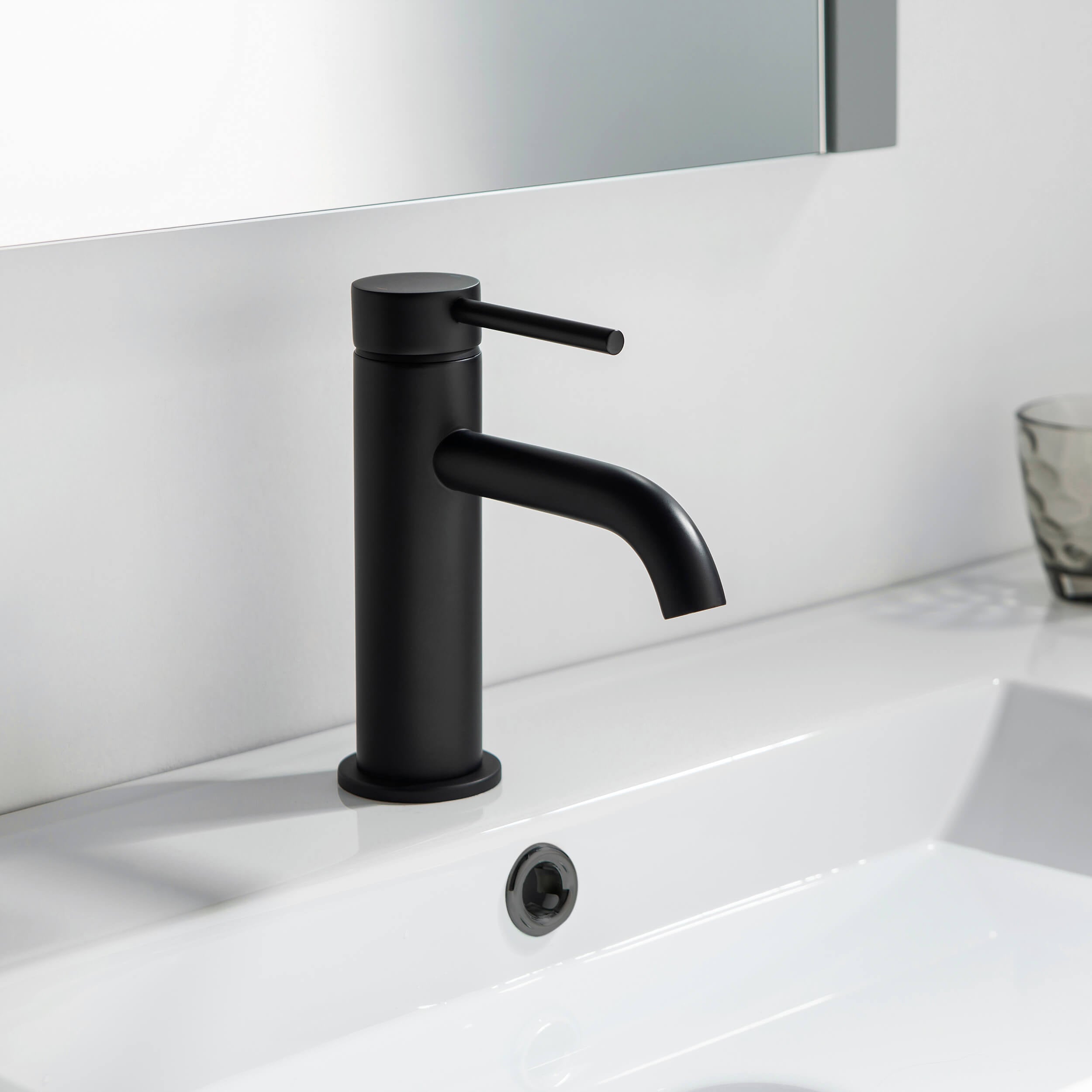 Halo Single Handle Bathroom Vanity Sink Faucet with Pop Up Drain - CBF-1008