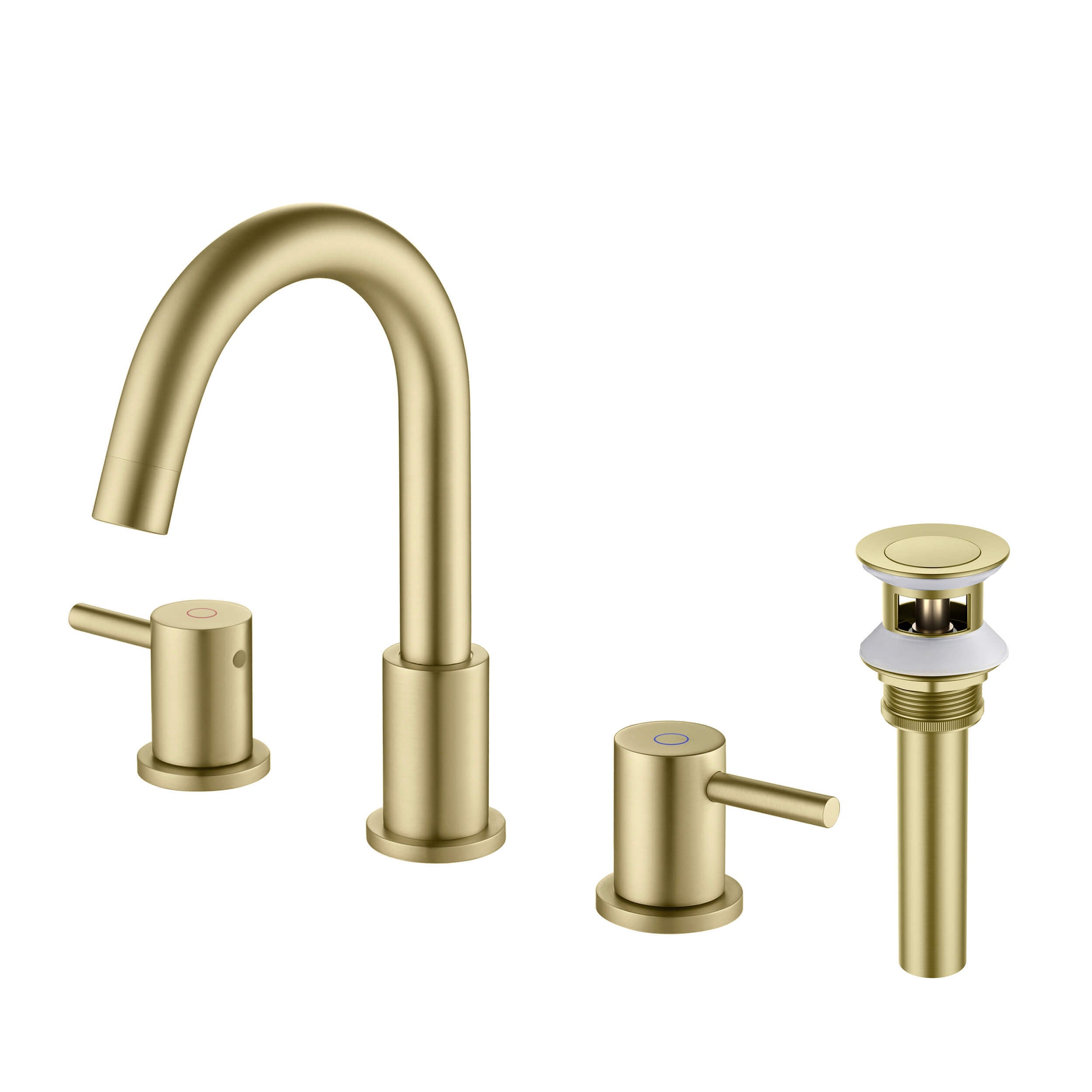 LL408-BNC Mitchell popular Widespread Bathroom Faucet with Drain Assembly