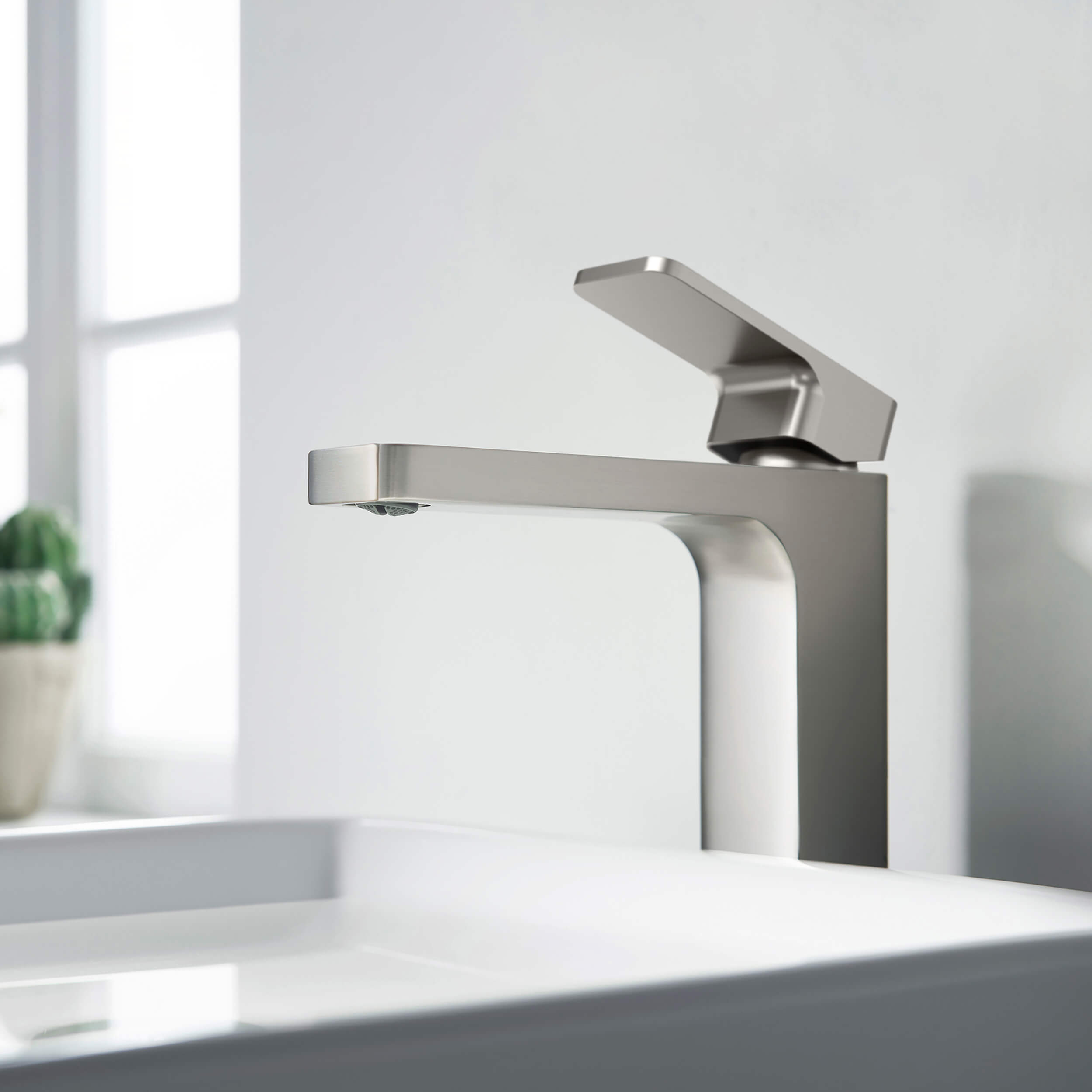 Fusion Single Handle Bathroom Vessel Sink Faucet with Pop Up Drain - CBF-1018