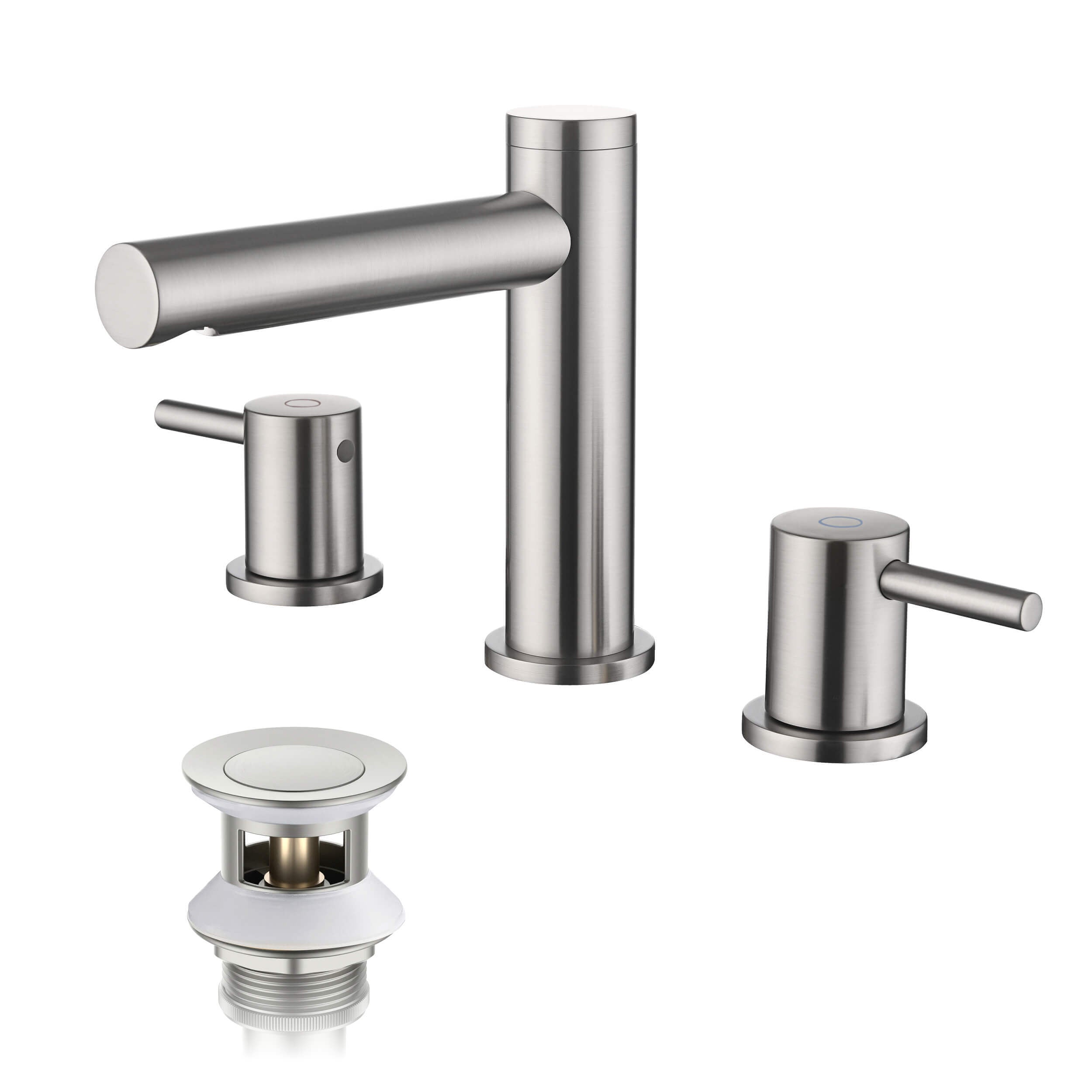 Halo 8" Widespread Bathroom Sink Faucet with Drain Assembly - CBF-1025