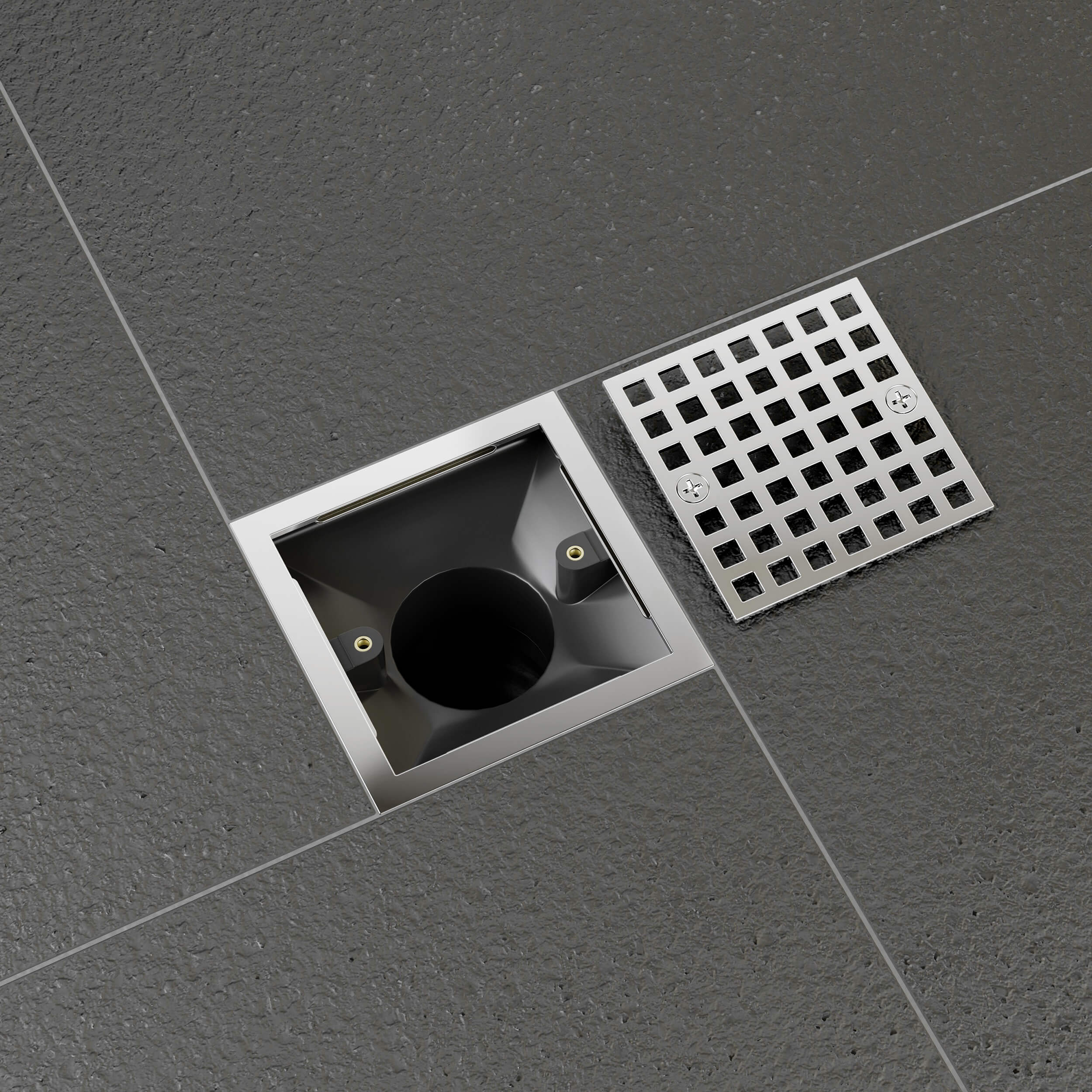 Casa 4" Tile-In Shower Drain - CFD-0401