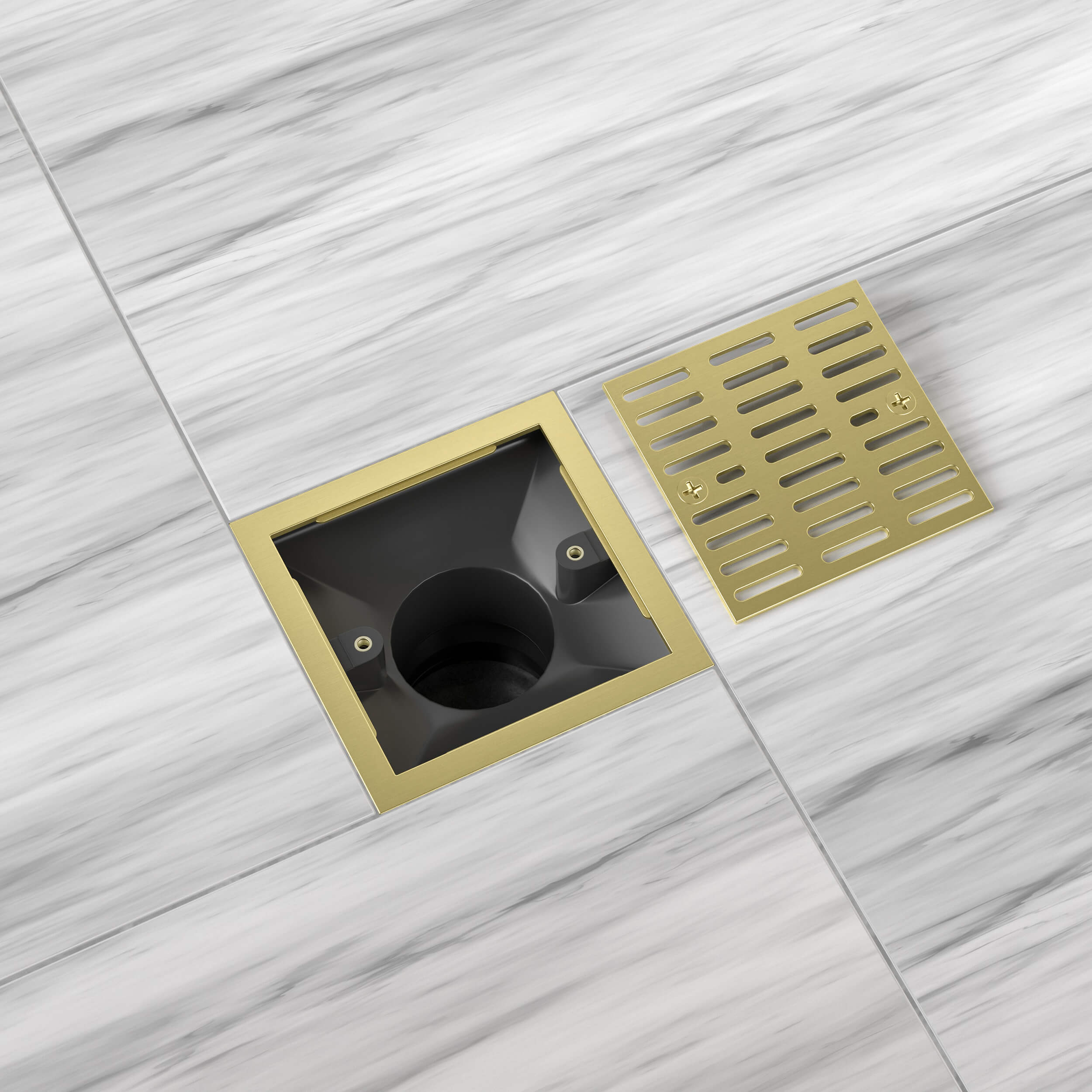 Casa 4" Tile-In Shower Drain - CFD-0402