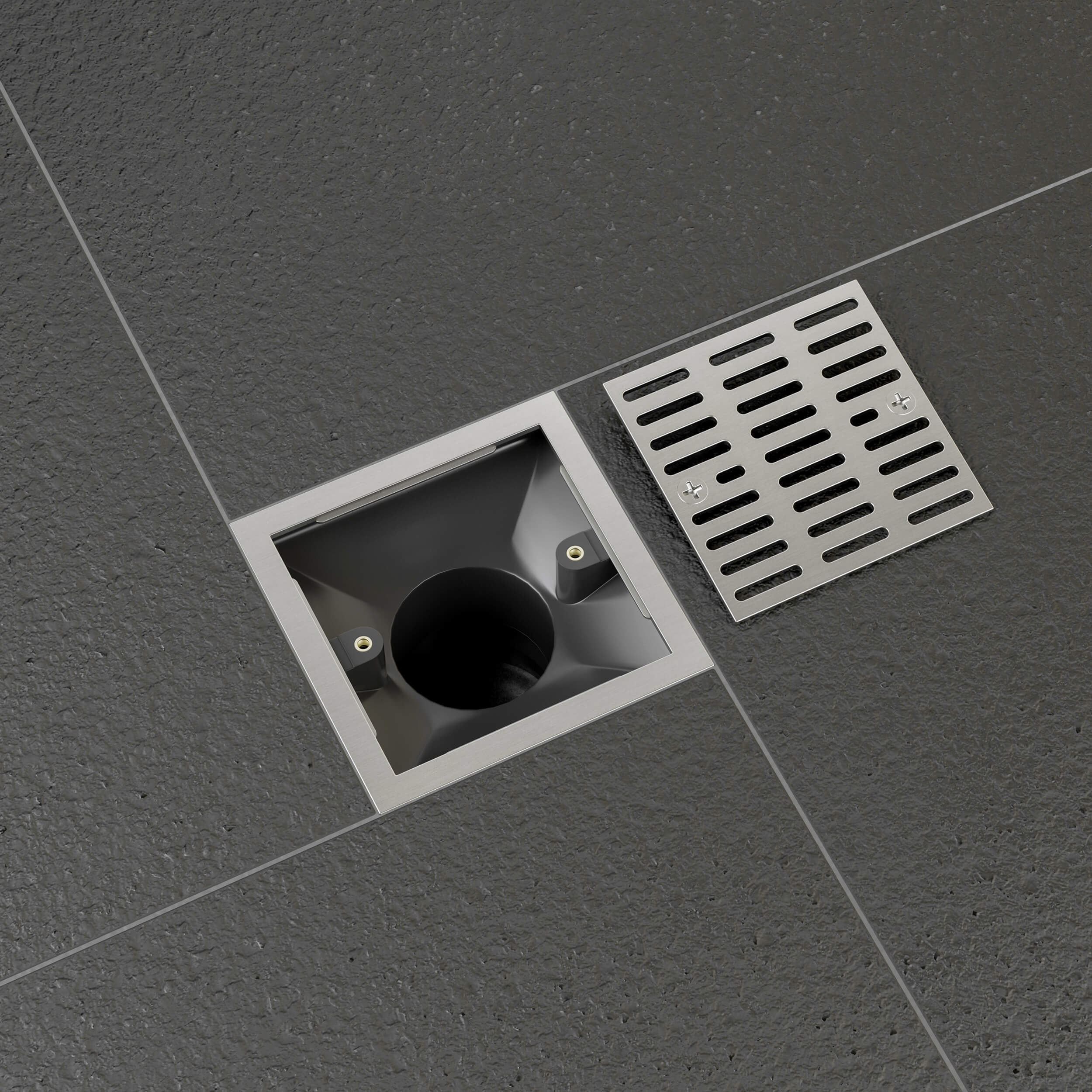 Casa 4" Tile-In Shower Drain - CFD-0402