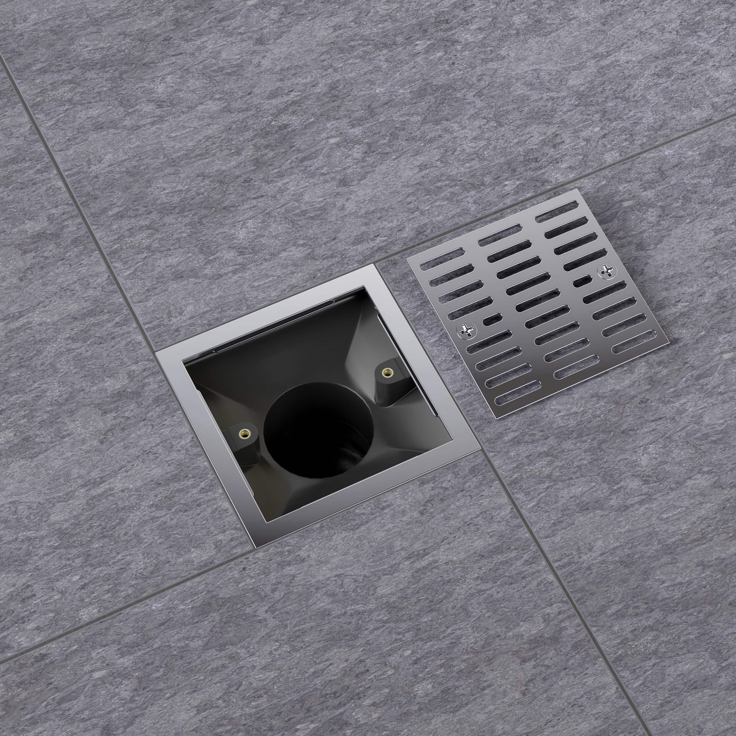 Casa 4" Tile-In Shower Drain - CFD-0402