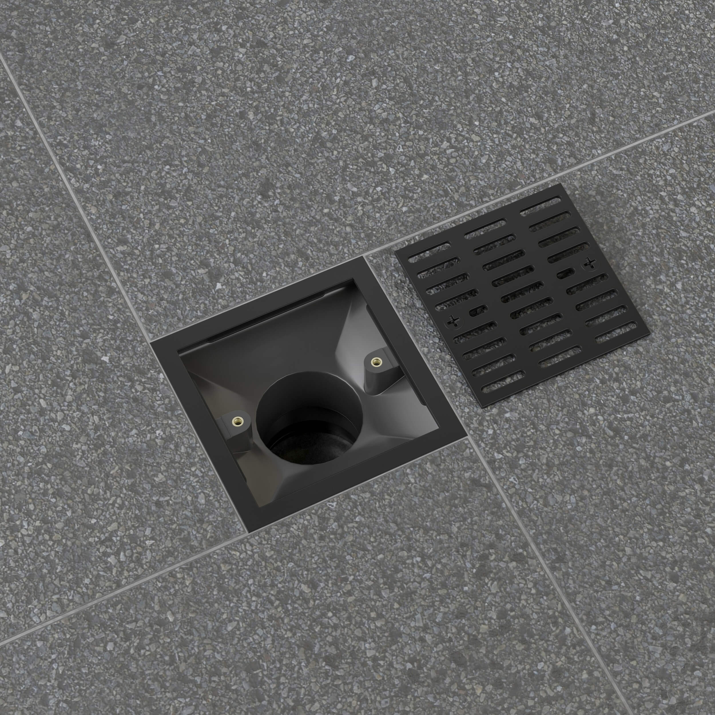 Casa 4" Tile-In Shower Drain - CFD-0402