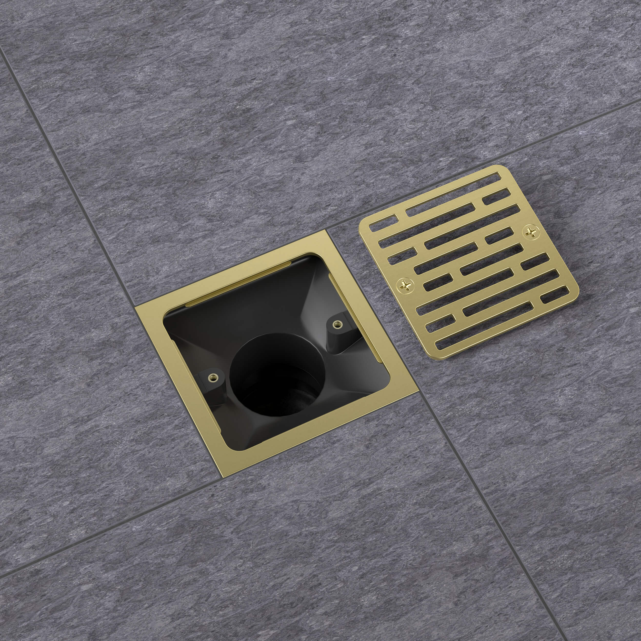 Casa 4" Tile-In Shower Drain - CFD-0403