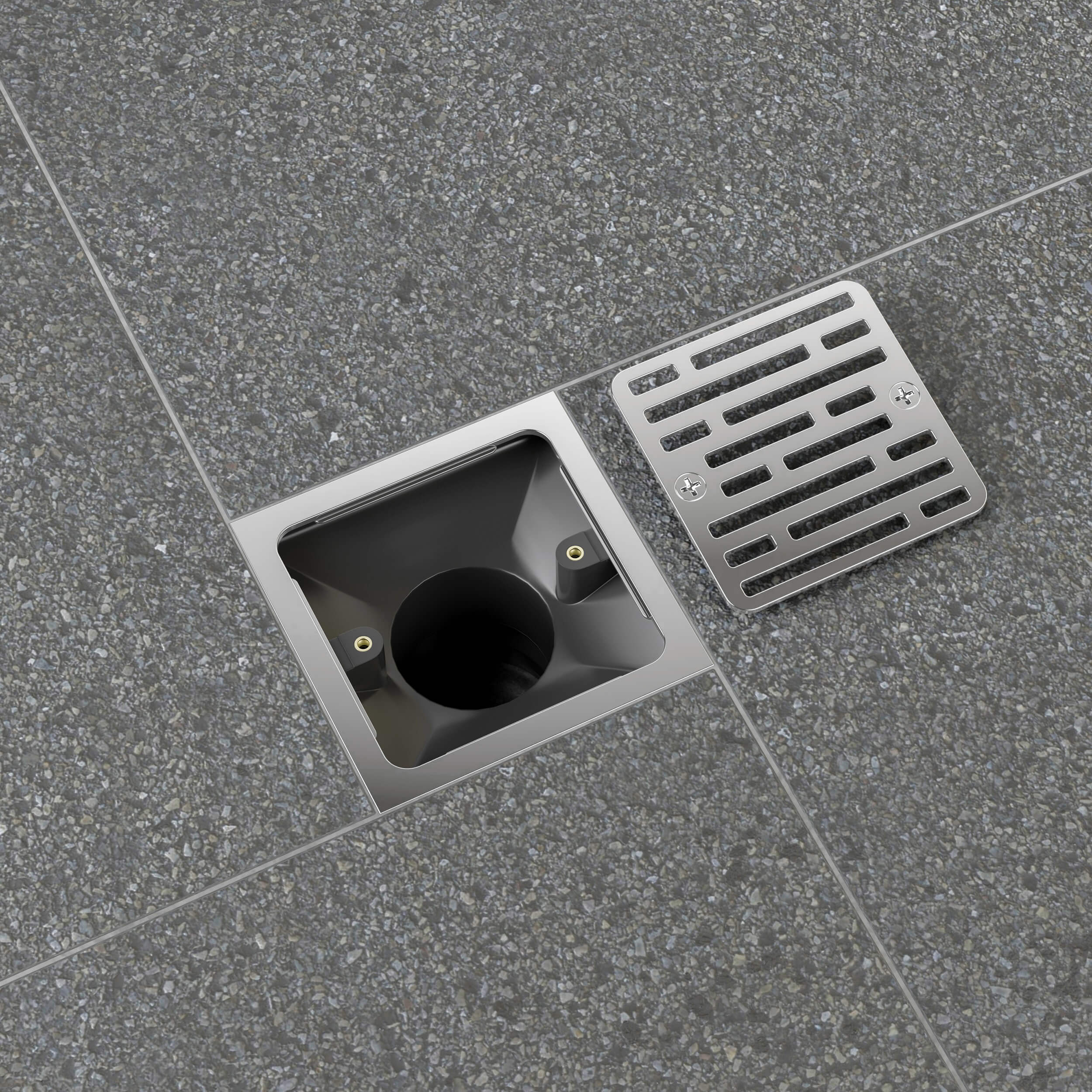 Casa 4" Tile-In Shower Drain - CFD-0403