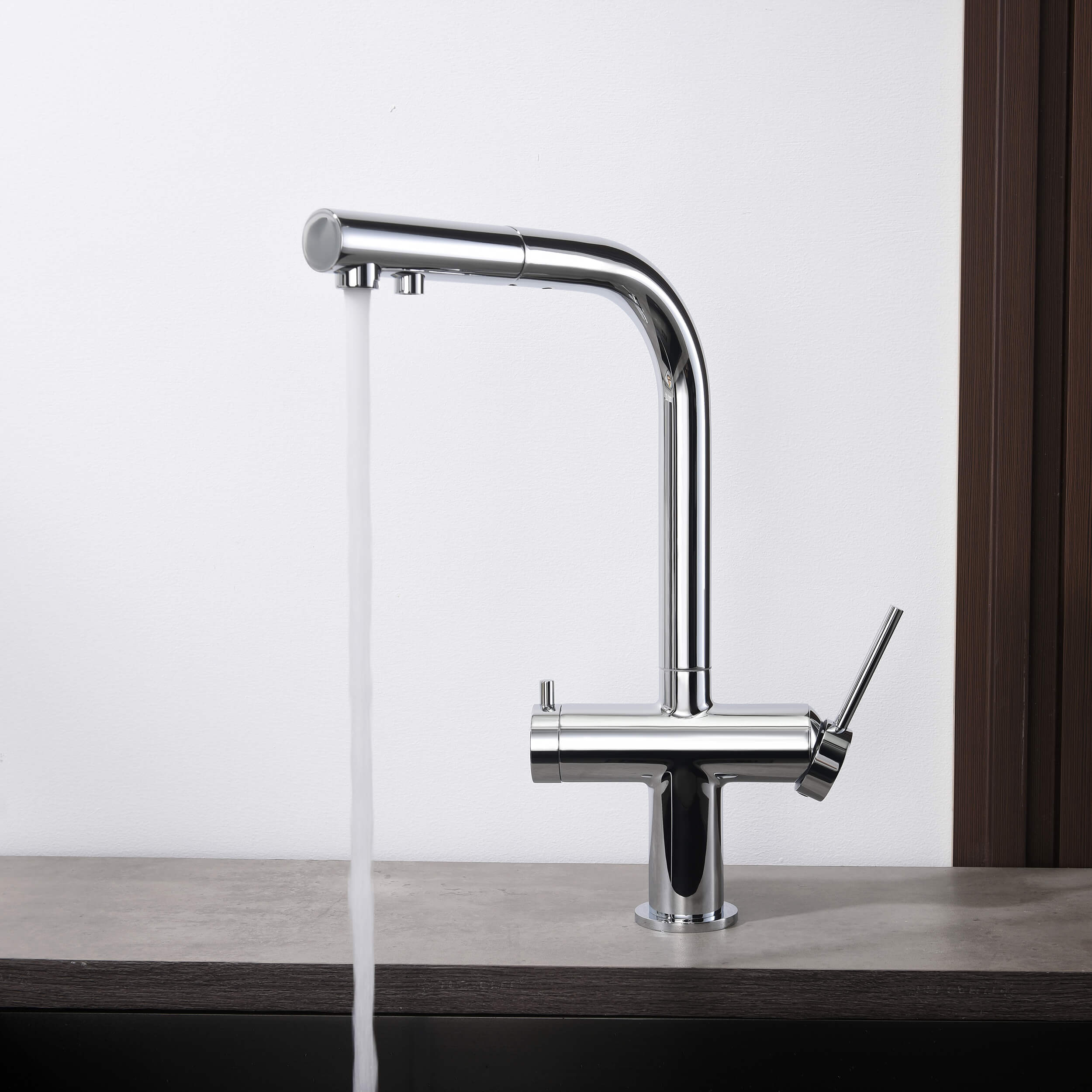 Halo 2-in-1 Pull Out Kitchen Filtration Faucet - CFF-502