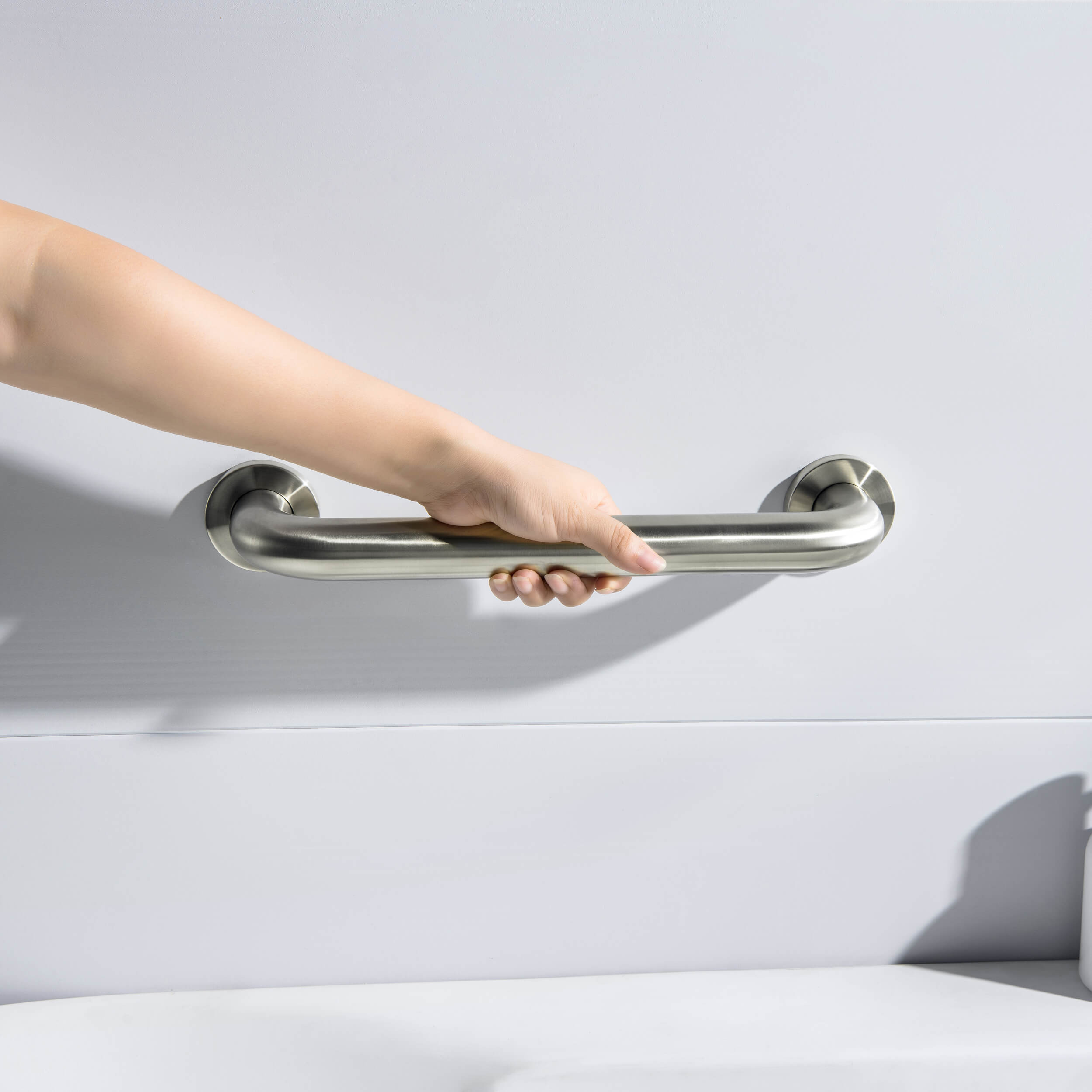 Halo 12" Stainless Steel Bathroom Safety Grab Bar - CGB-1012