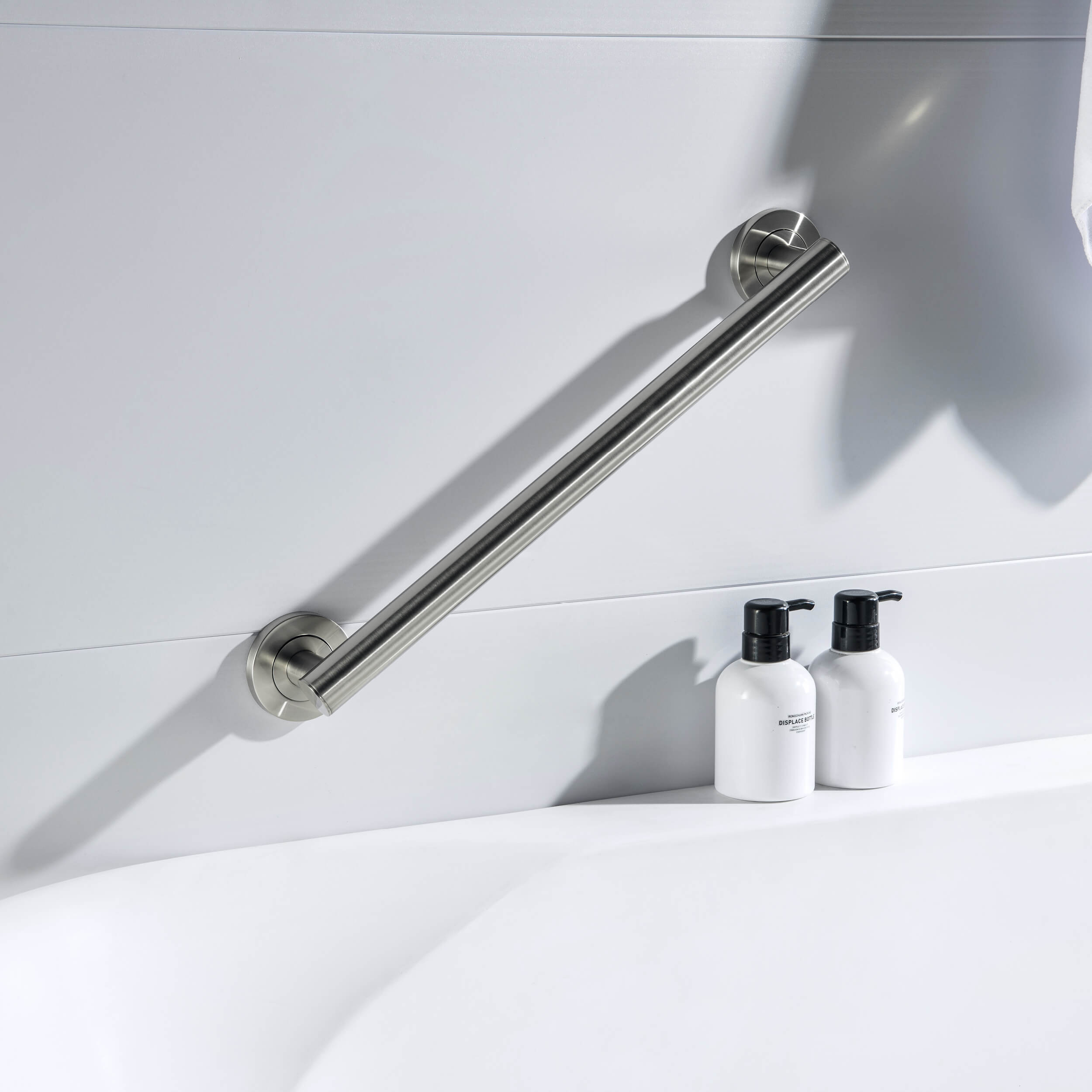 18" Stainless Steel Bathroom Safety Grab Bar - CGB-1118