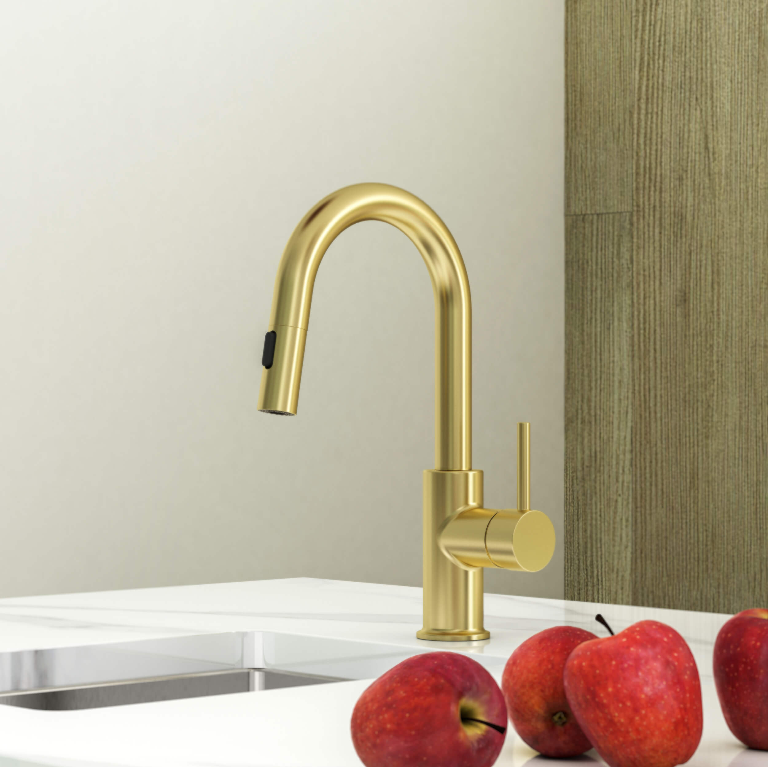 Halo Single Handle Pull Down Kitchen & Bar Sink Faucet - CKF-2011