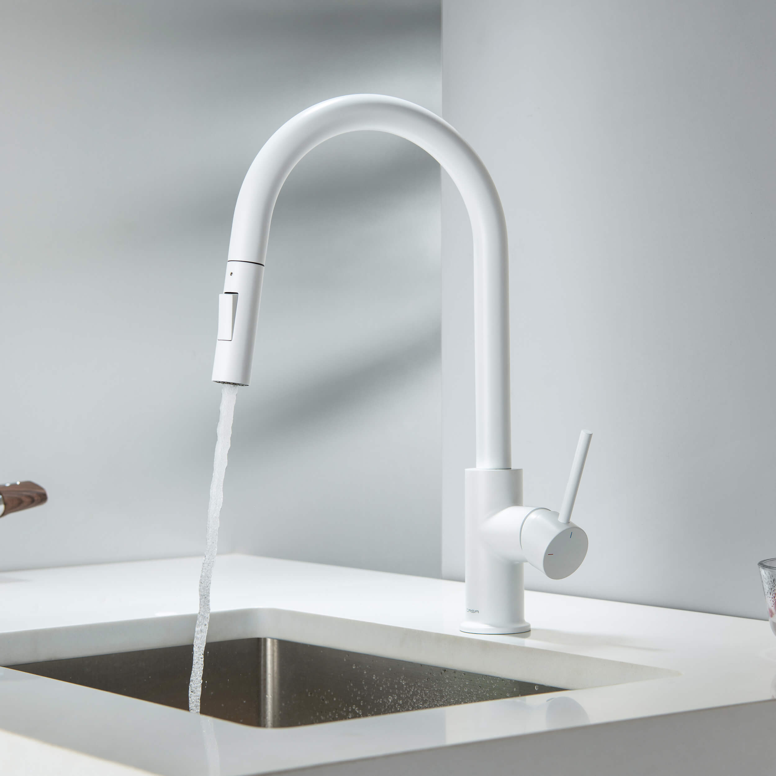 Halo Single Handle Pull Down Kitchen Faucet - CKF-2013