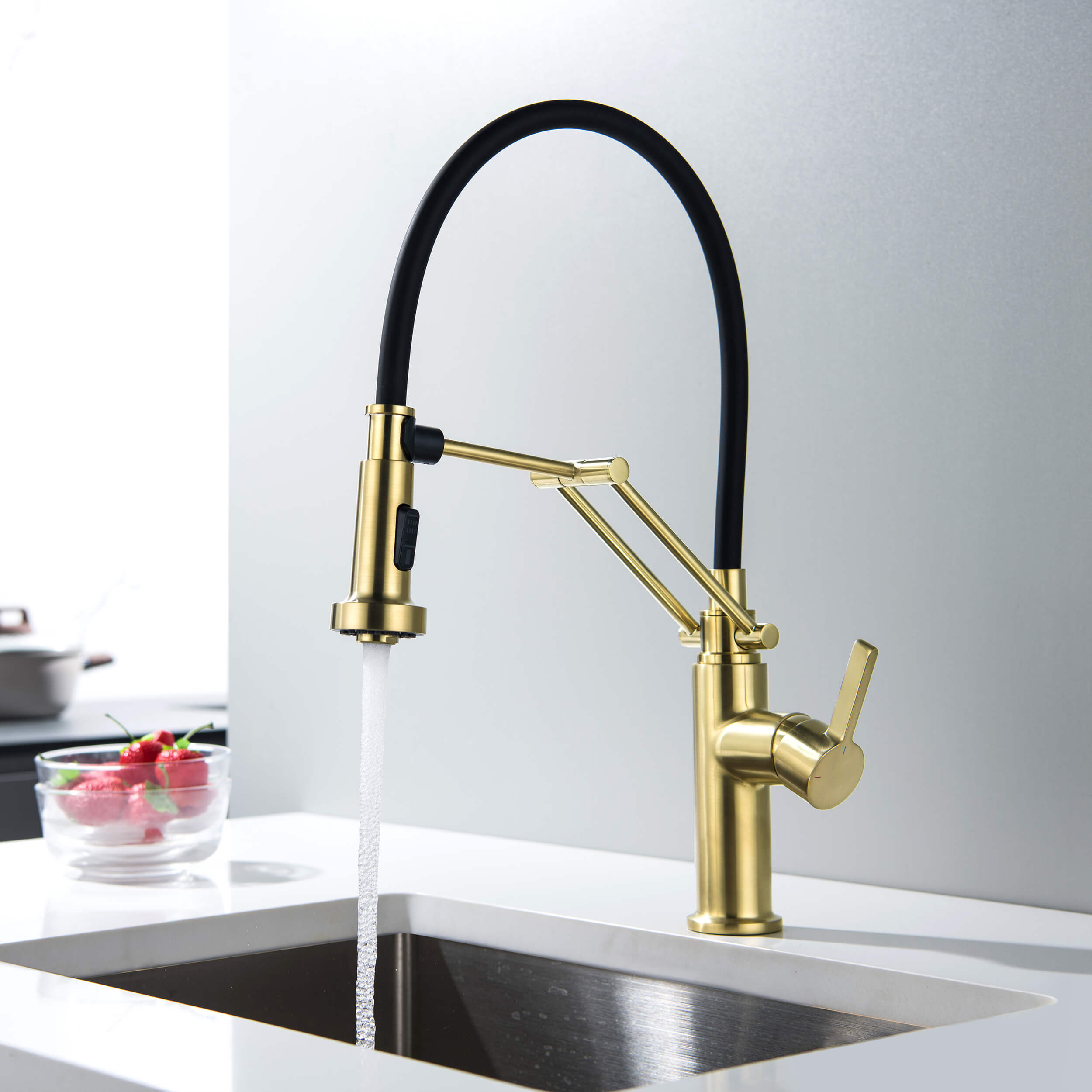 Vista Single Handle Pull Down Kitchen Faucet - CKF-2014