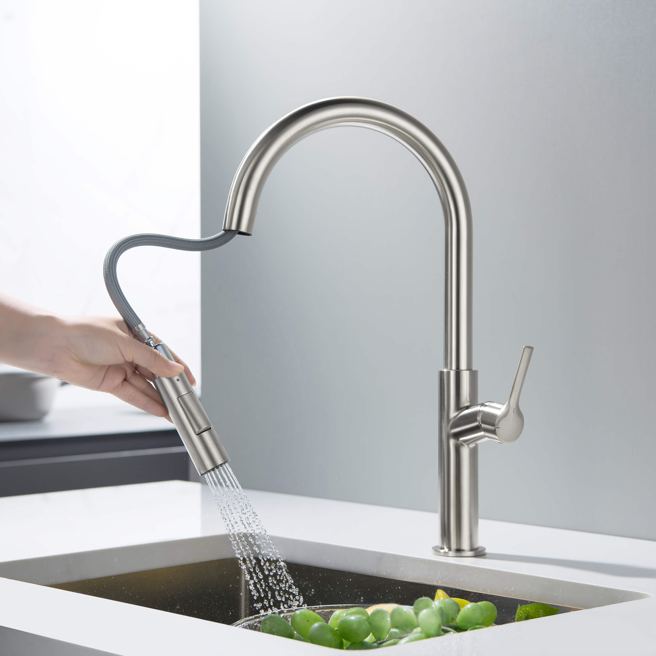 Neo Single Handle Pull Down Kitchen Sink Faucet - CKF-2018