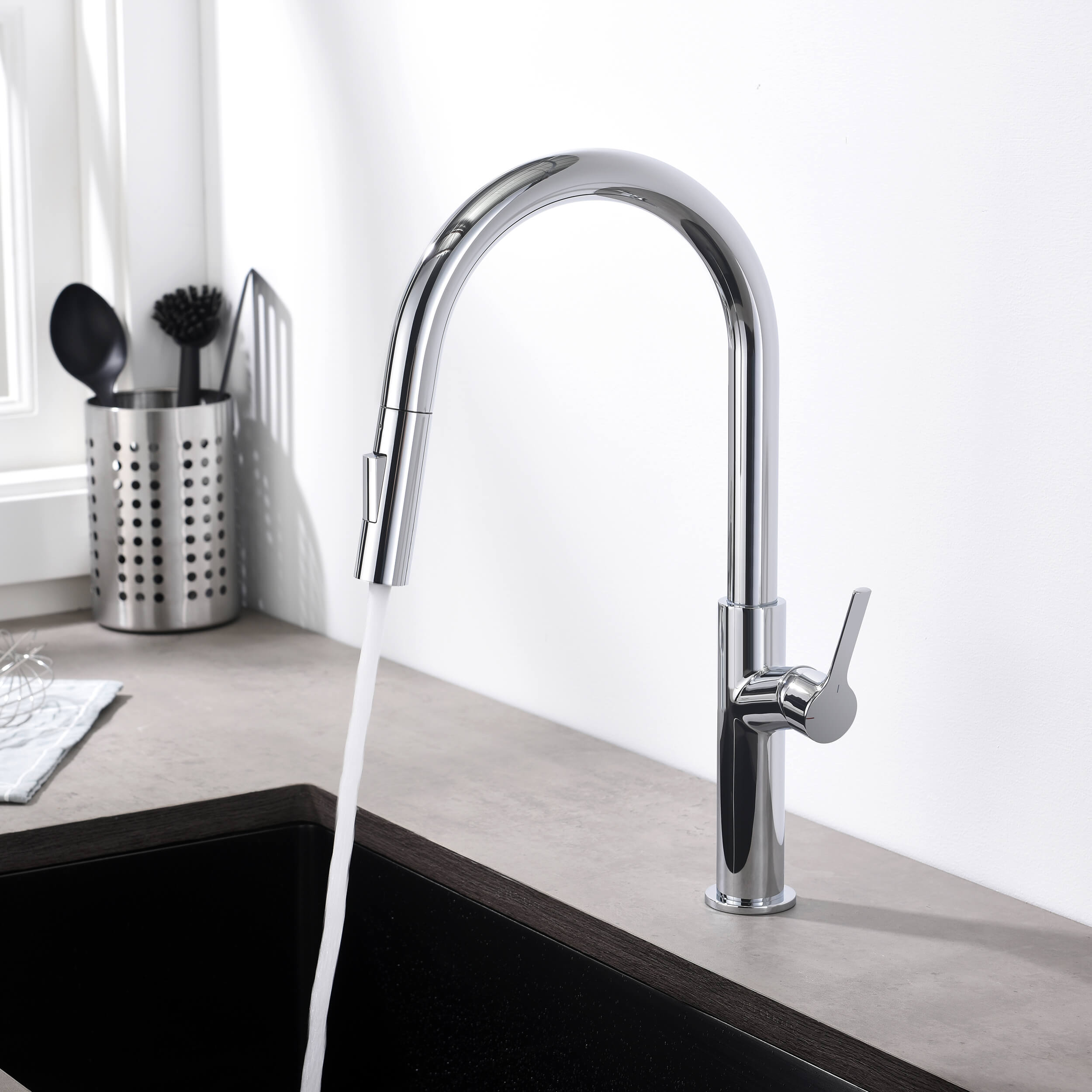 Neo Single Handle Pull Down Kitchen Sink Faucet - CKF-2018