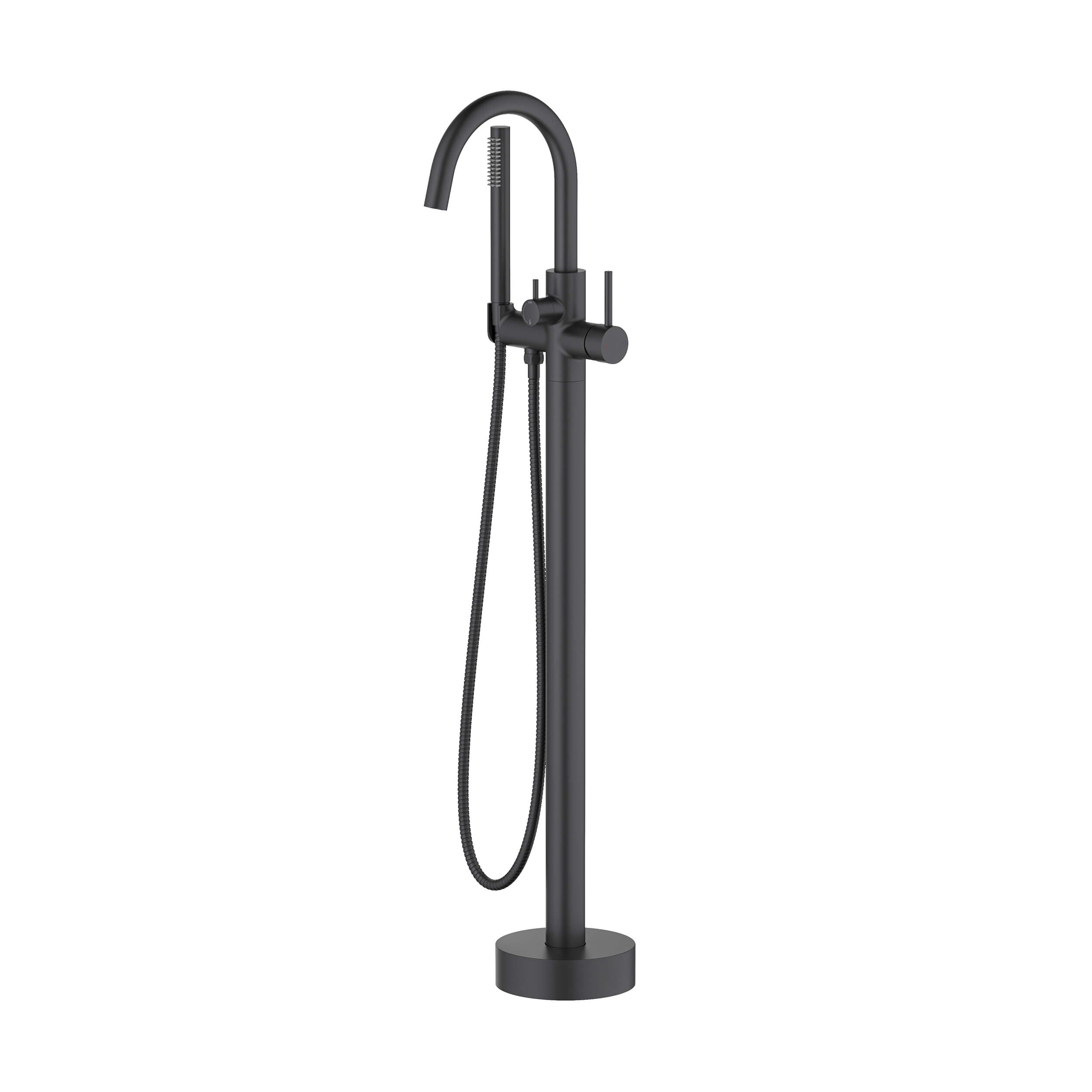 Halo Floor Mount Tub Filler With Hand Shower - CTF-3001