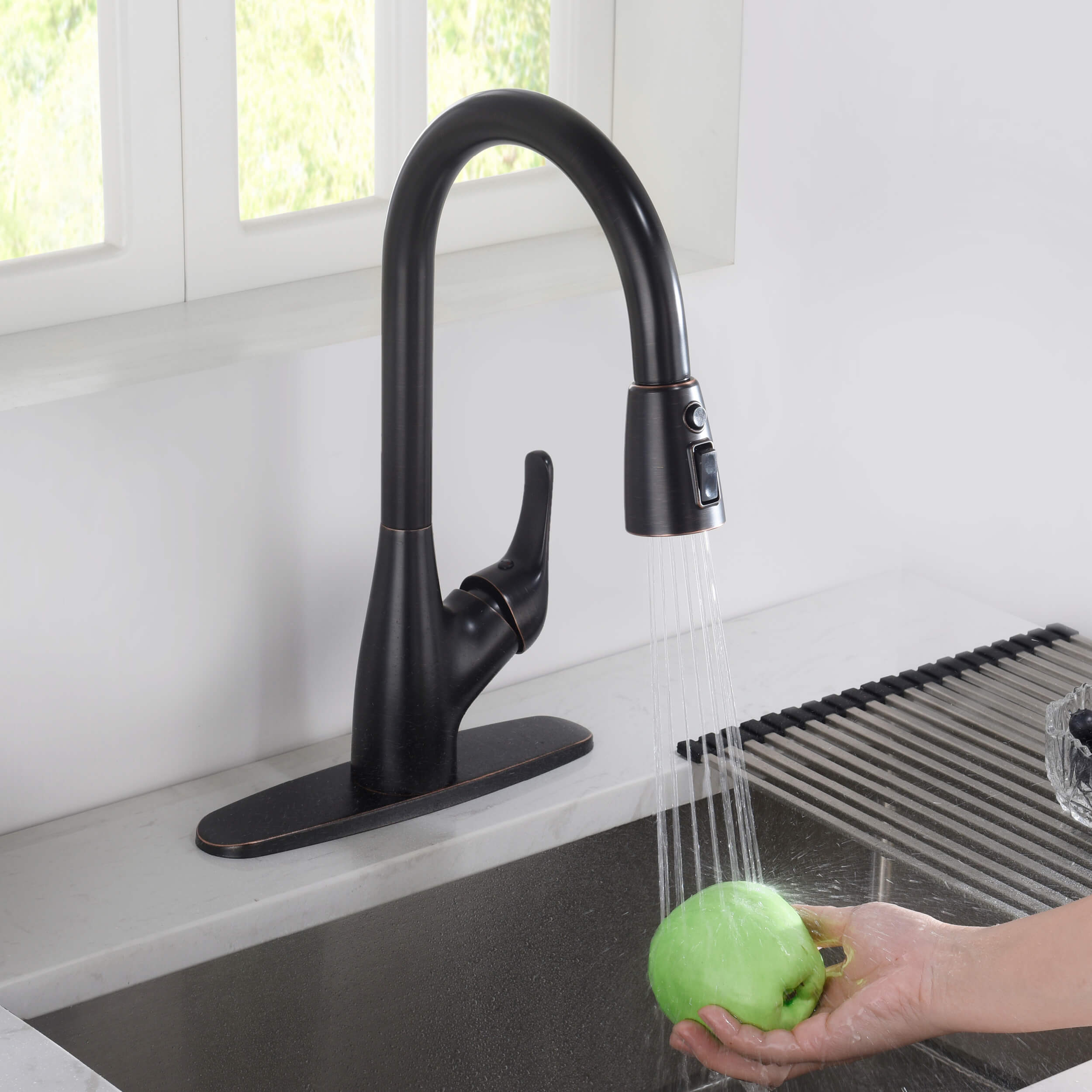 Value Collection - Single Handle Pull Down Kitchen Faucet - F101ORB