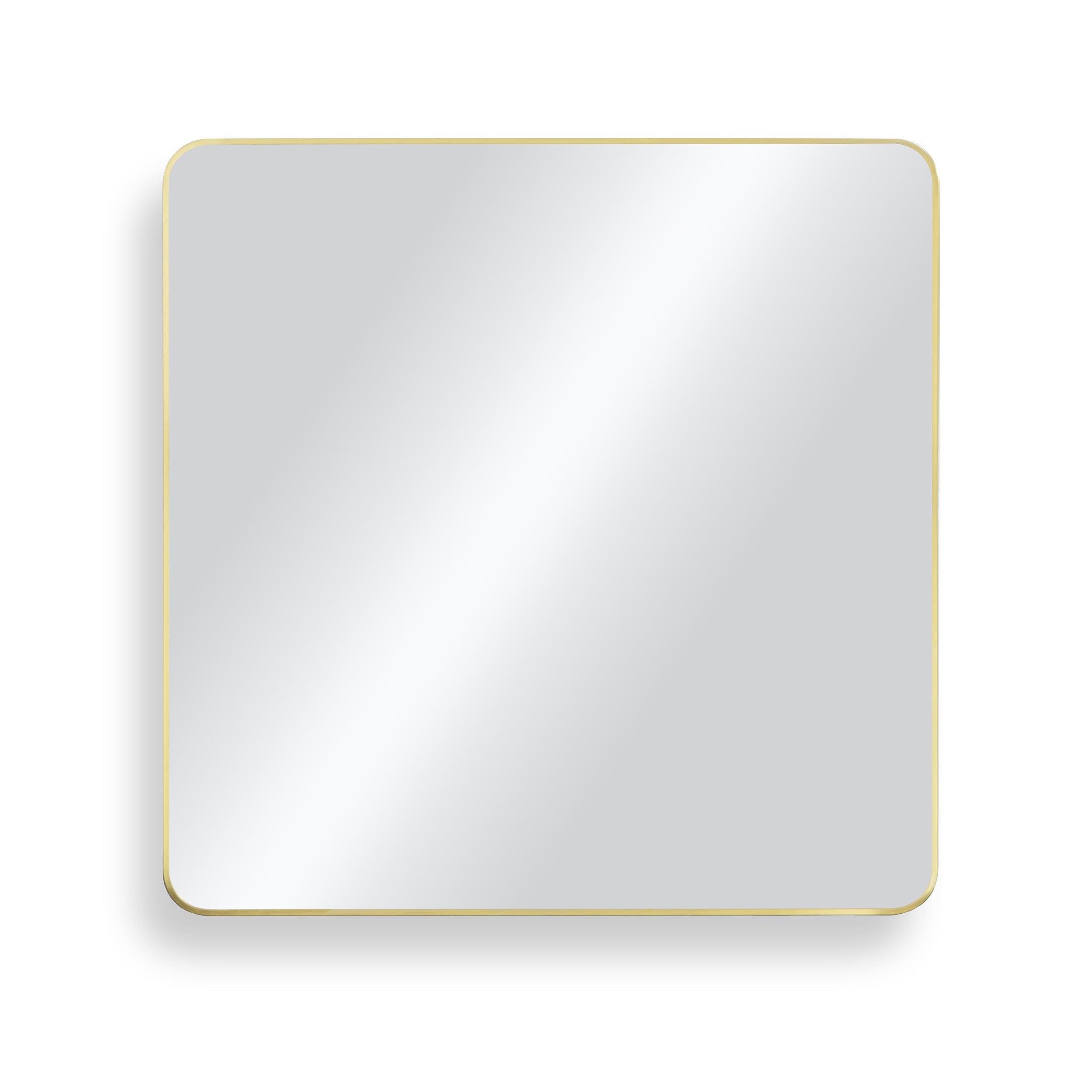 36" x 36" Shatterproof Wall Mount Metal Frame Mirror - FM2-3636